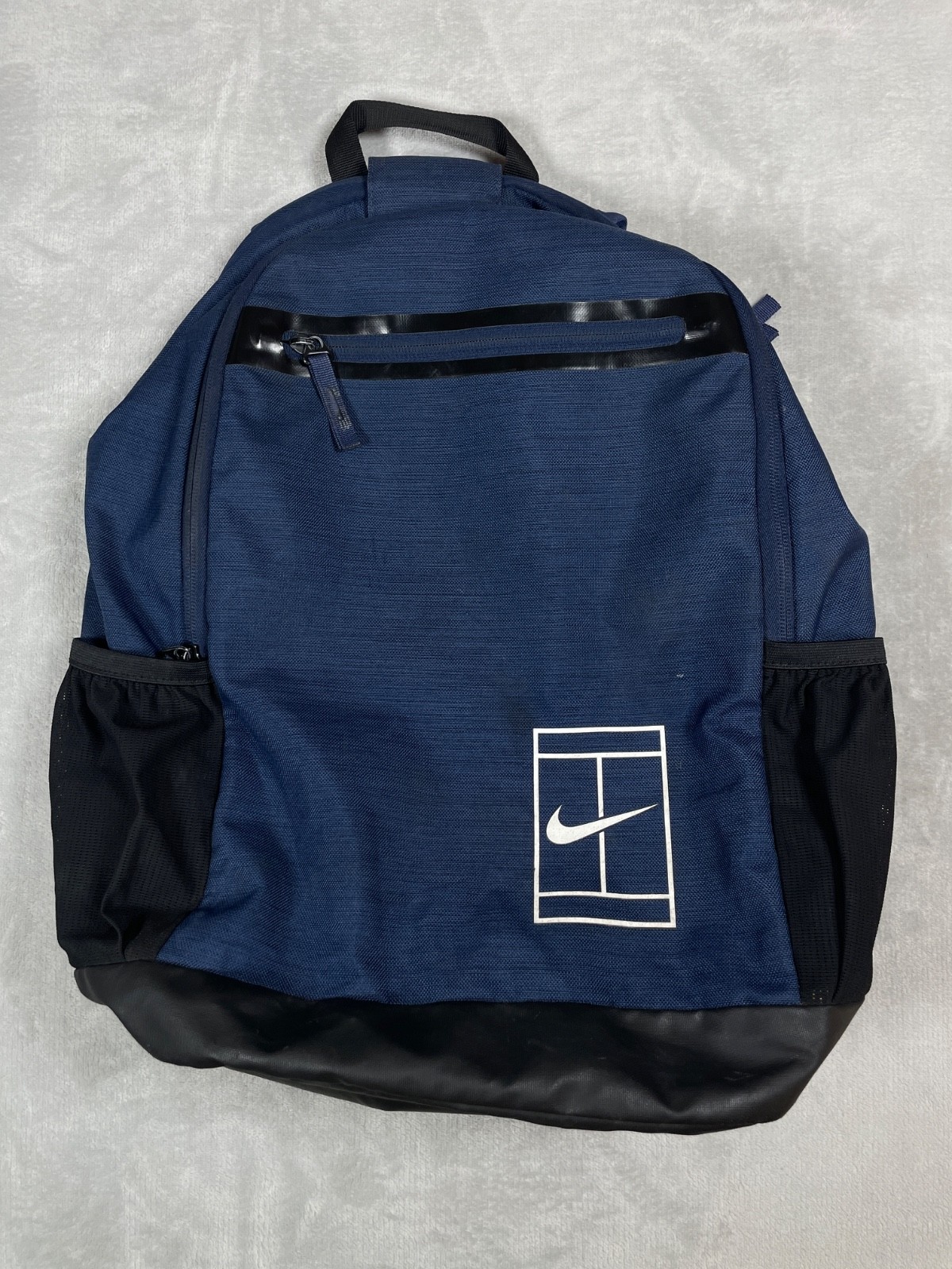 Nike Court Tennis Backpack Blue Black Laptop Travel Daypack