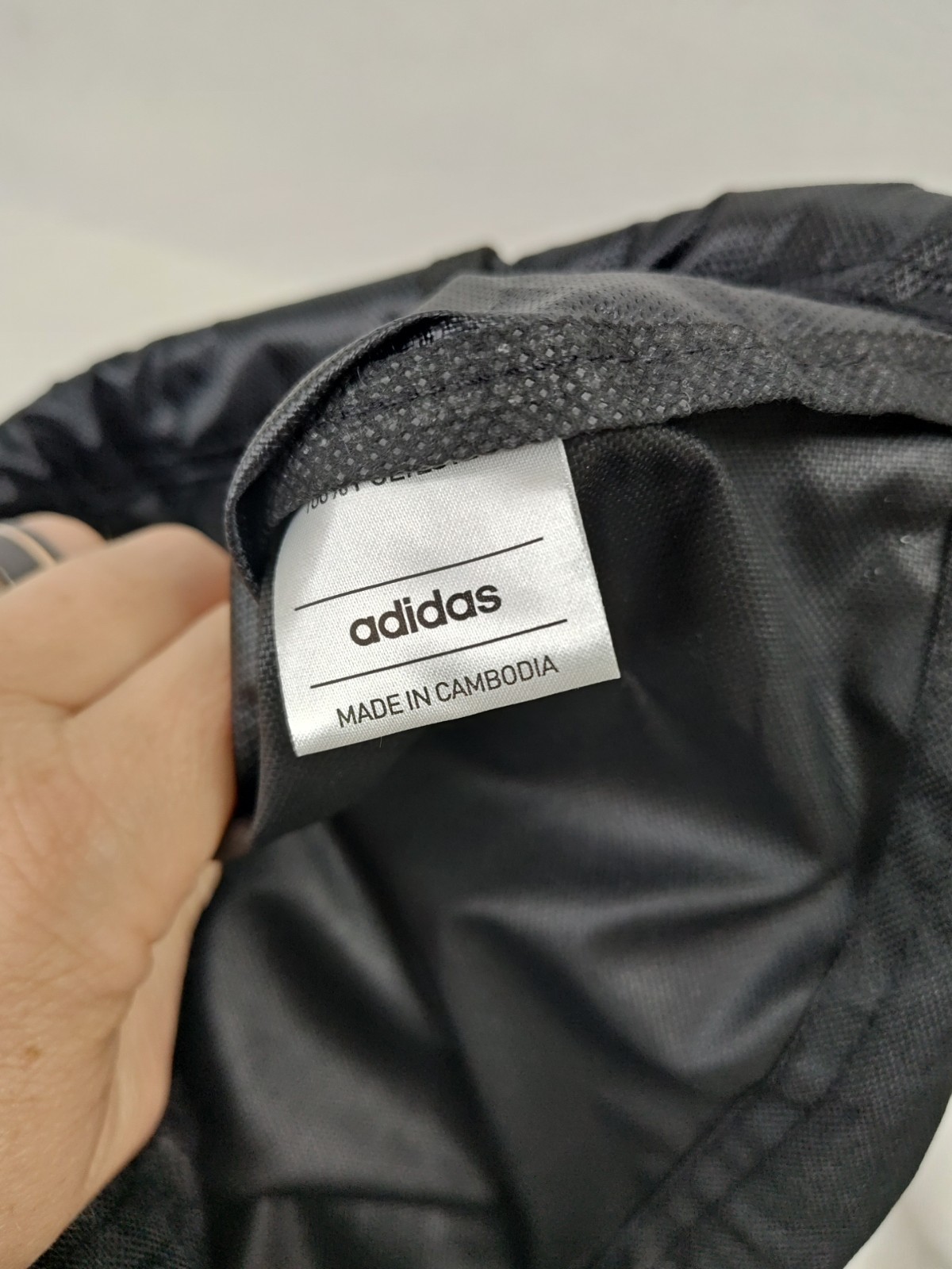 Adidas Alliance II Sackpack New Without Tags Black Gray Drawstring Backpack