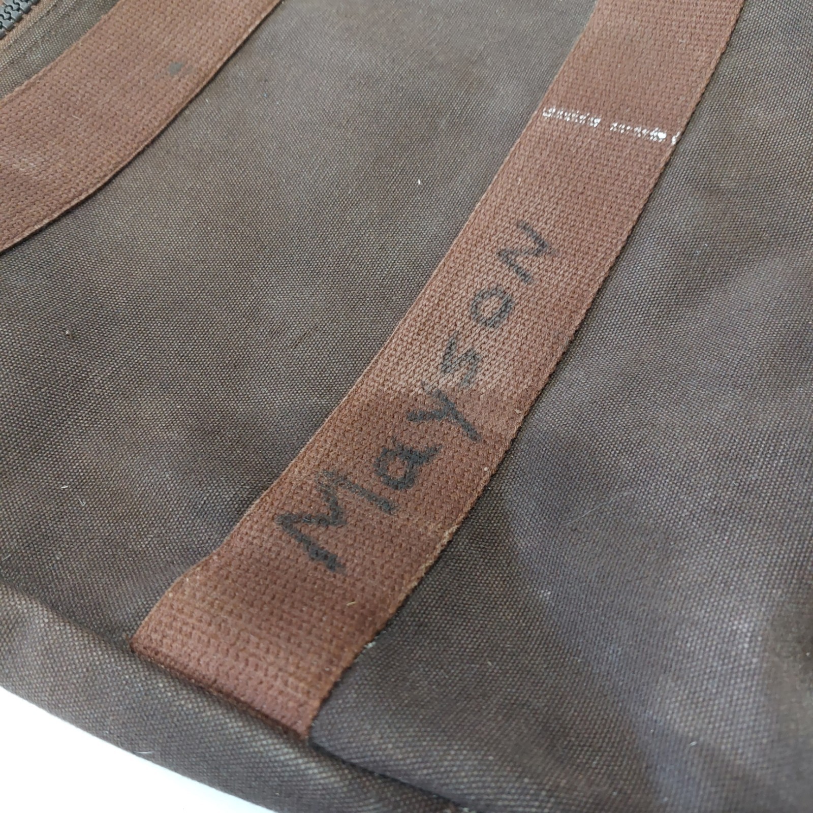 Lands End VTG Square Rigger Heavyweight Canvas Tote Briefcase Travel Work Bag