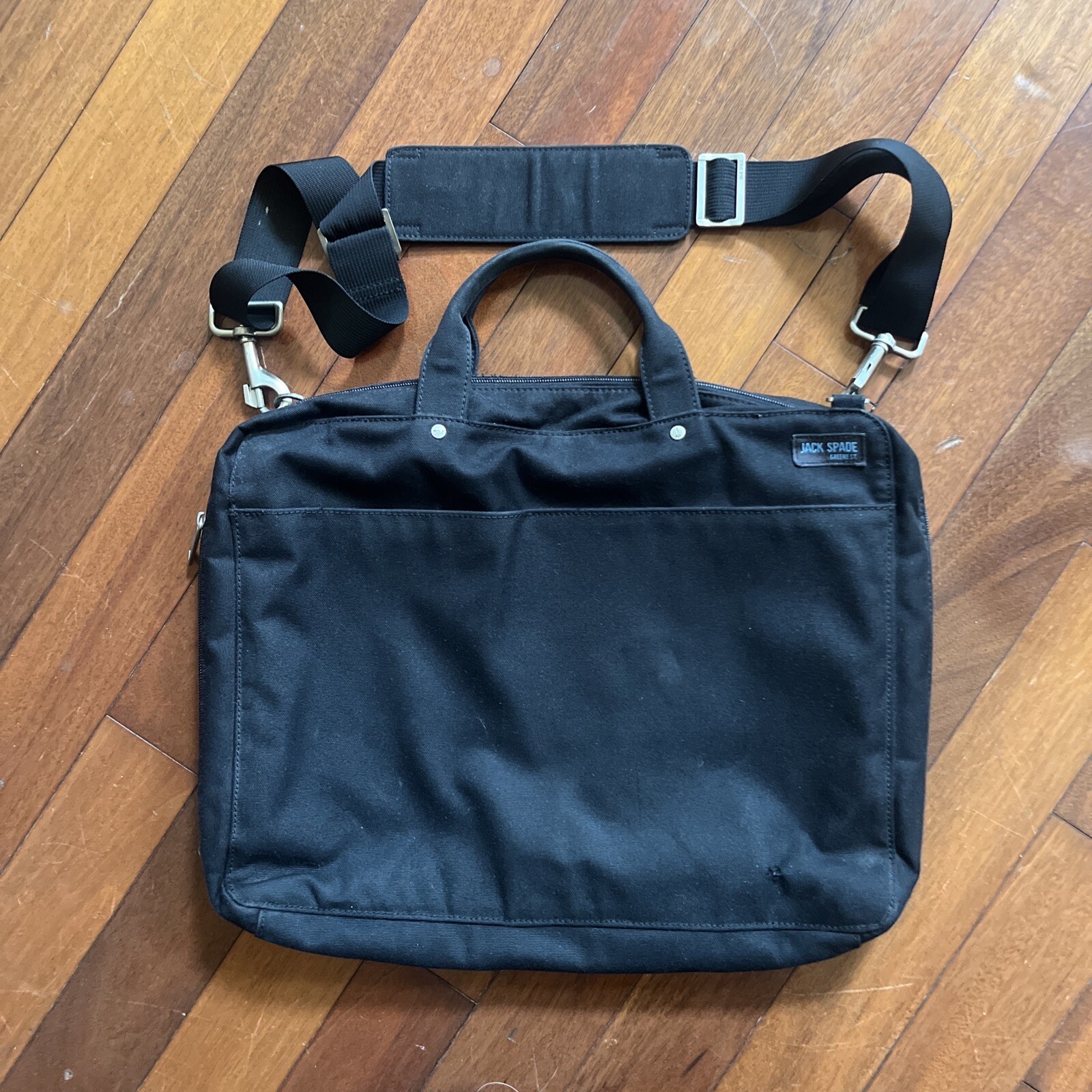 JACK SPADE Greene Street Messenger Bag Shoulder Bag Crossbody w/ Laptop Bag Hole