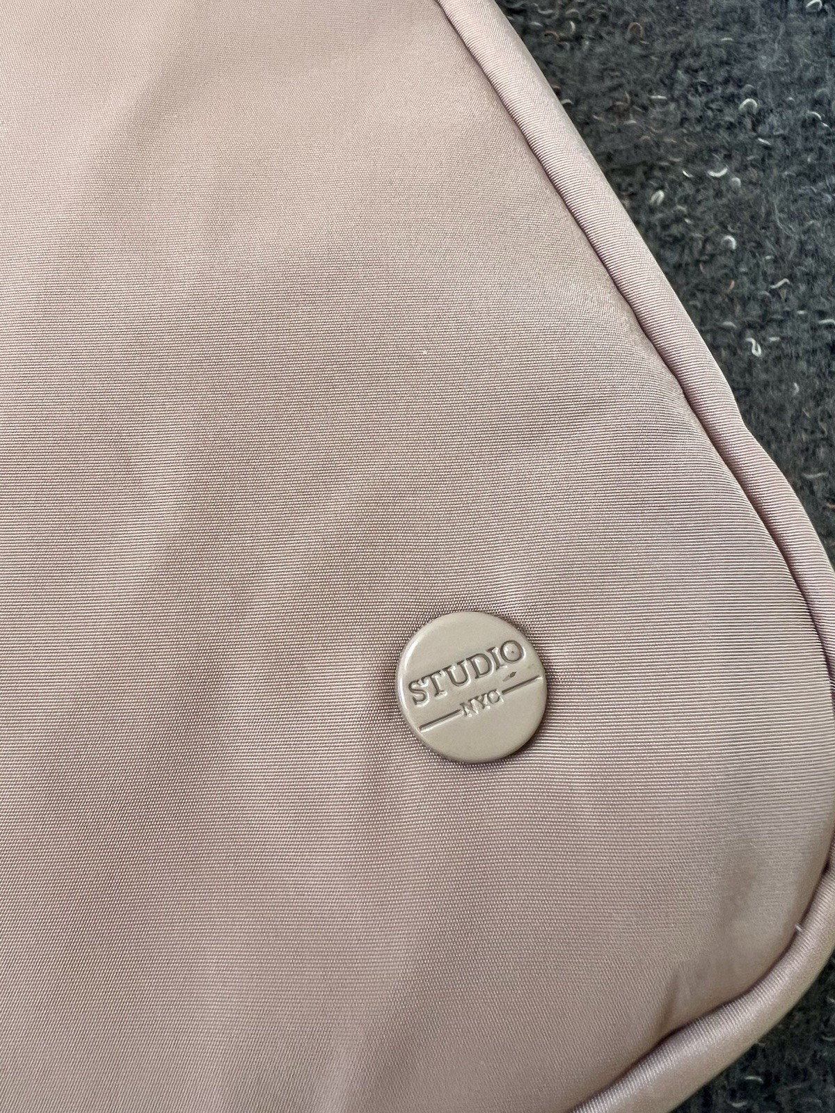 Studio NYC Beige Small Crossbody Bag Unisex Neutral Capsule Minimalist Timeless