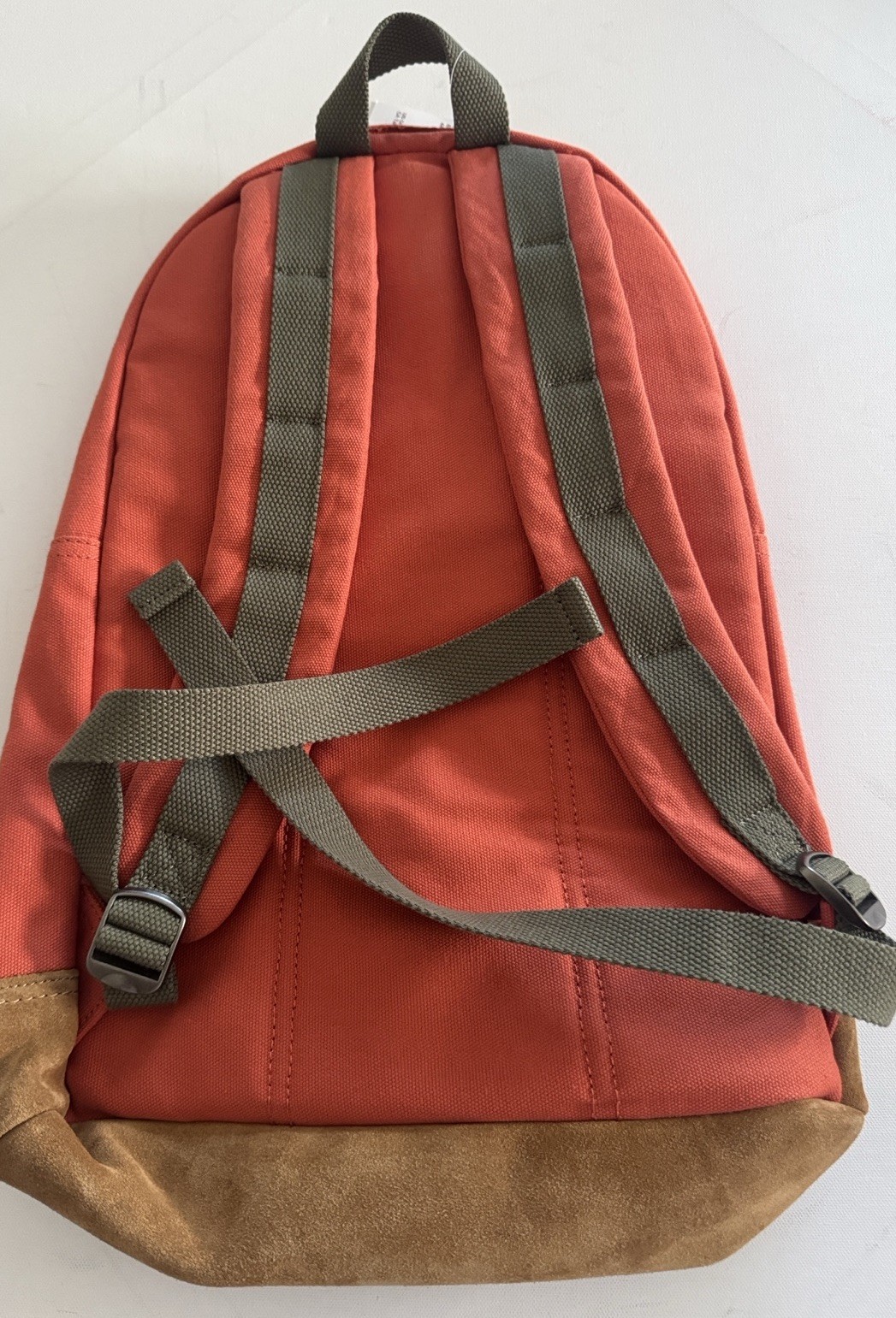 Orange Canvas Backpack American Eagle