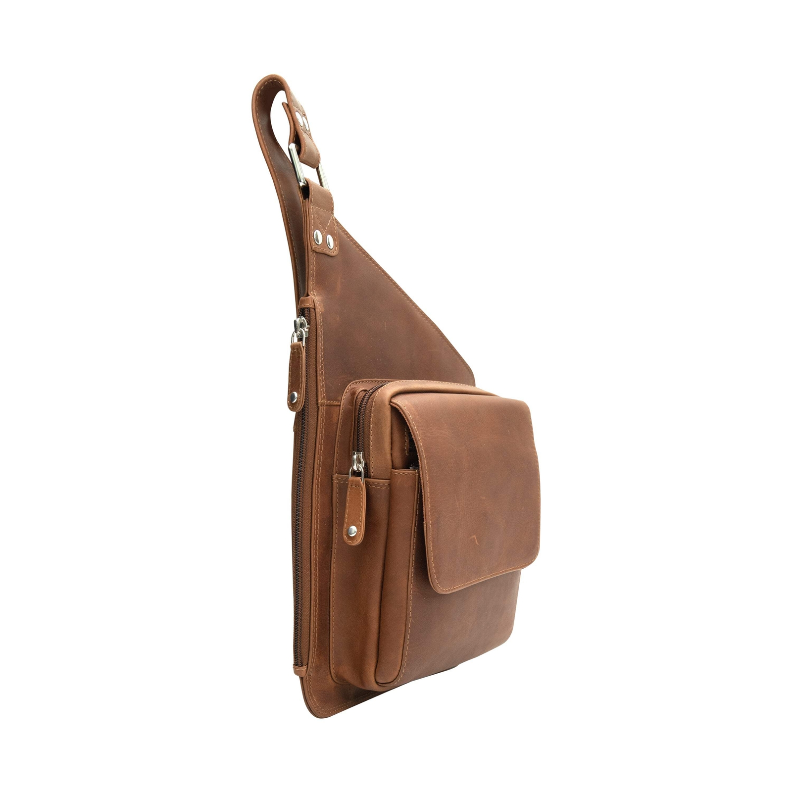 Cenzoni Fashions Men’s Genuine Leather Sling Crossbody Bag OPL15