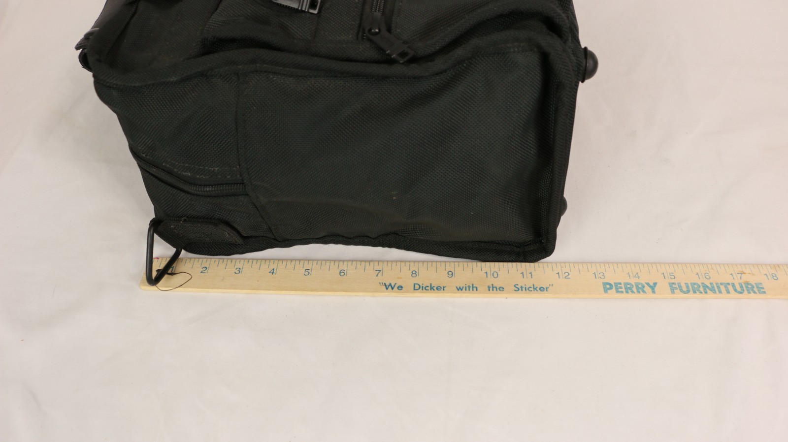 TUMI 223D3 Black Ballistic Bag Duffle Weekender Carry On Travel Made in USA