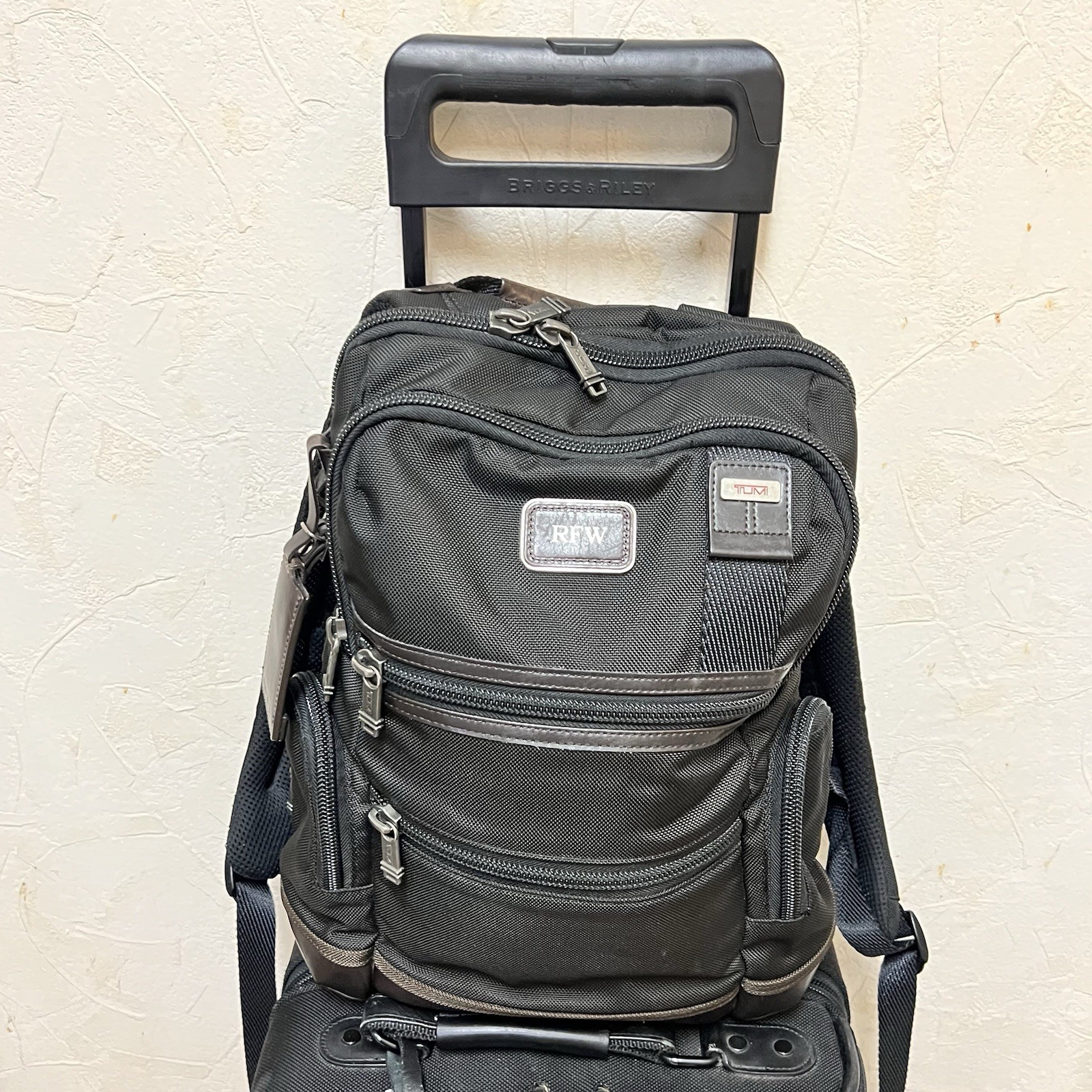 TUMI Parrish 16.0” Ballistic Nylon Backpack – Black/Brown