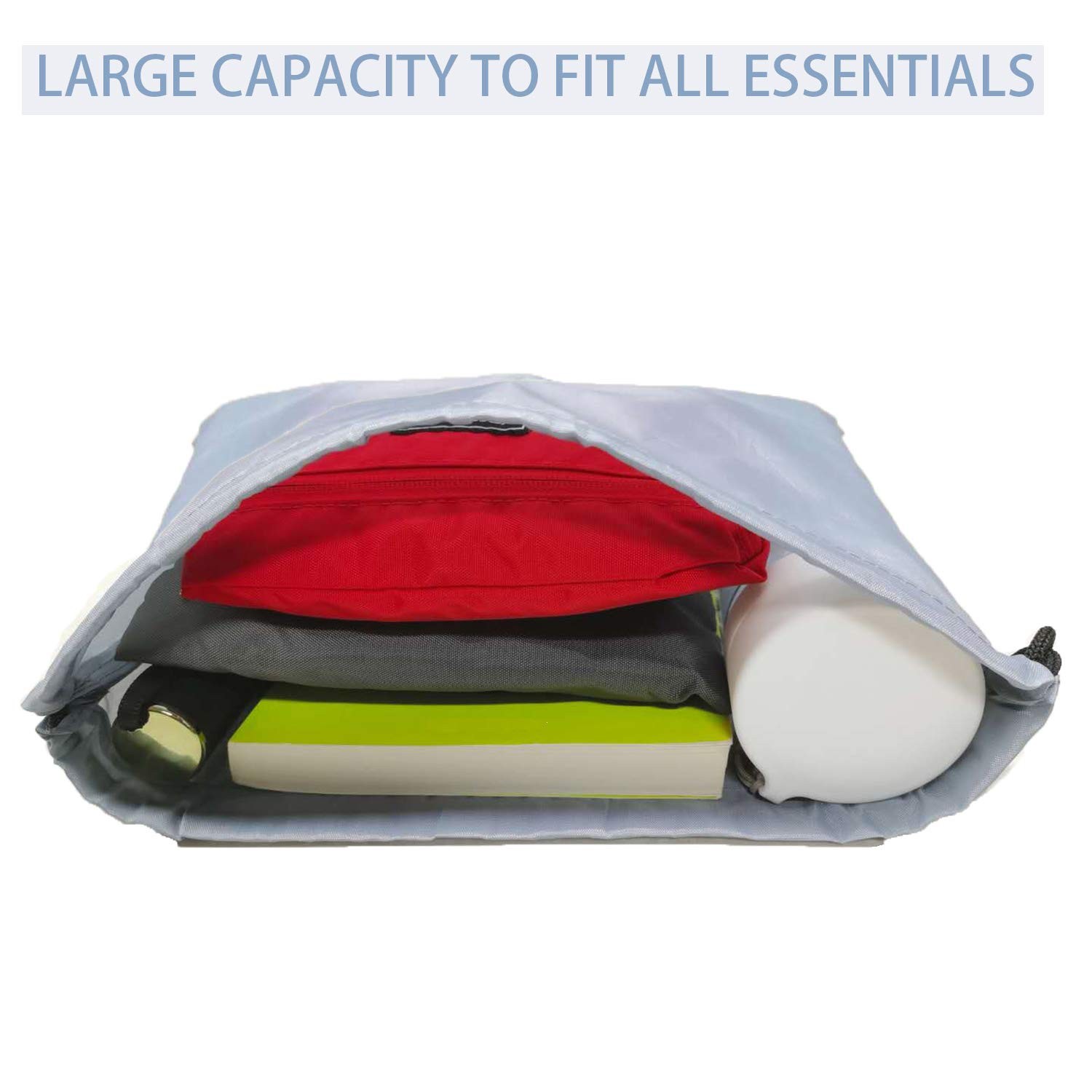 Vorspack 20 Pcs Drawstring Bags Bulk – Drawstring Backpack Draw String Back B…