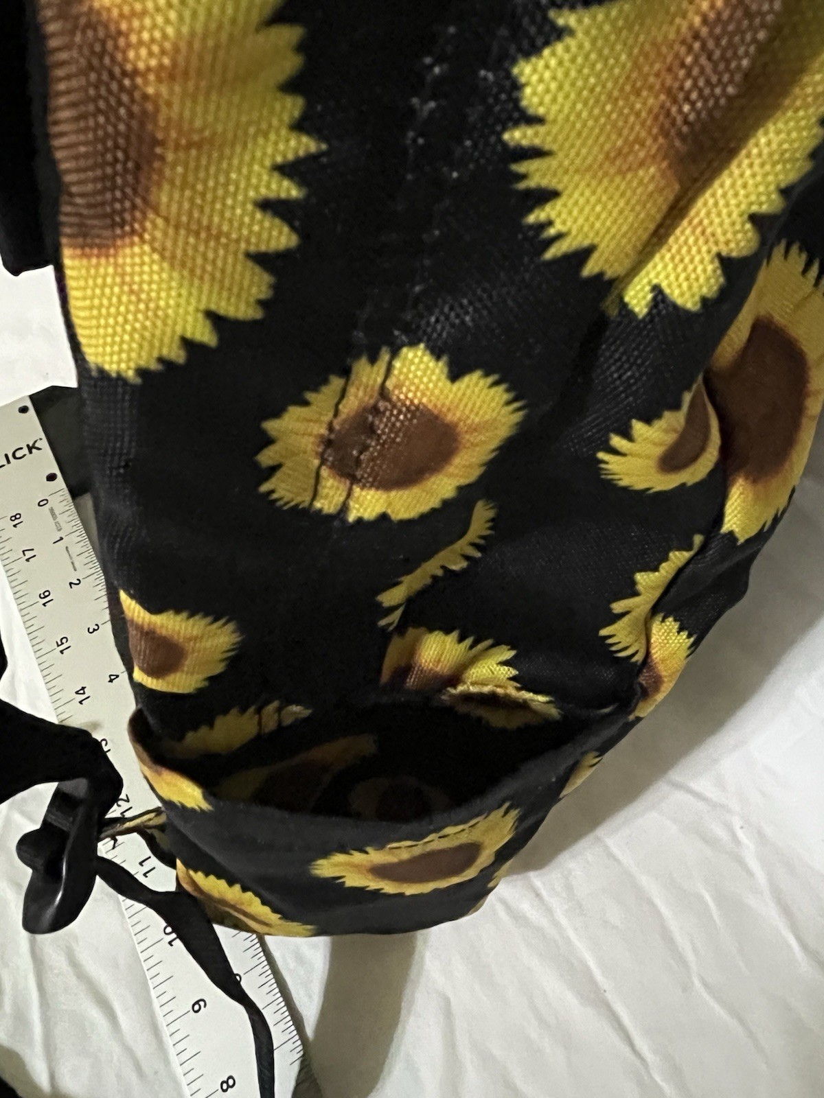Vans Sunflower Back Pack, Side Pockets, Front Zipper Pocket, (P-1536)