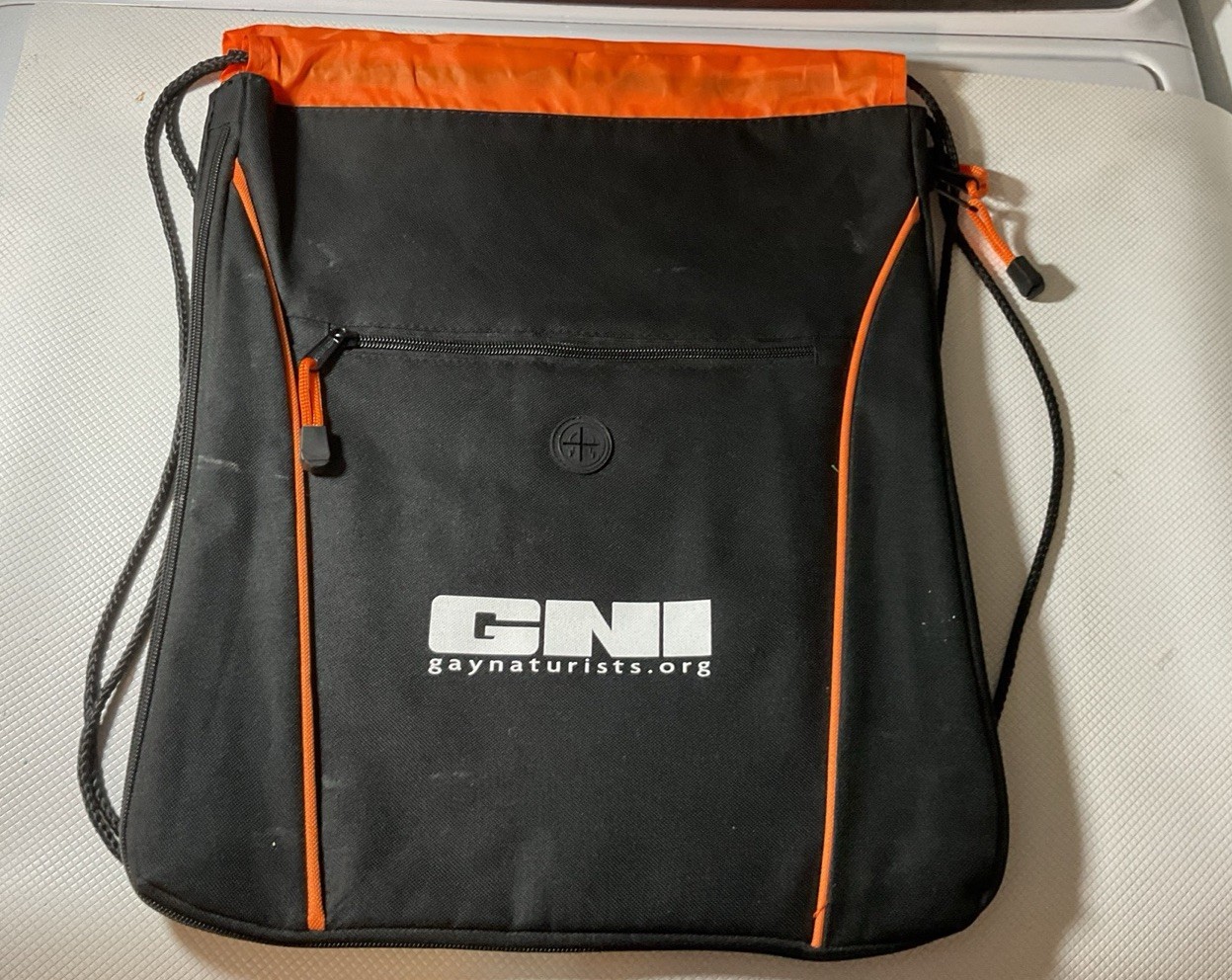 Lightweight Gay Naturists Group Promotional Backpack – 17x14x3″ 2 Compartments