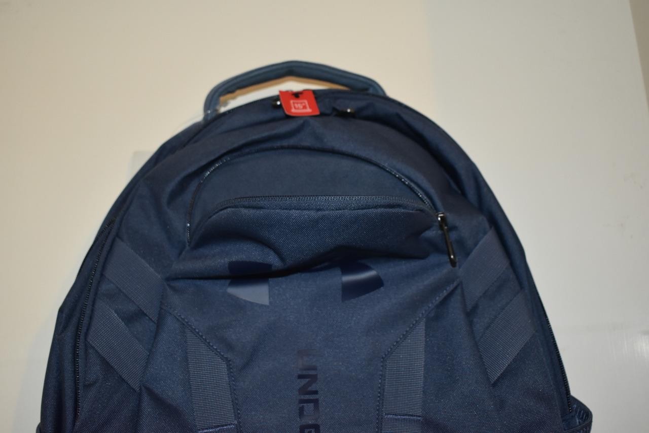 Under Armour Hustle Backpack 5.0 Downpour Gray 1361176 044 NWT