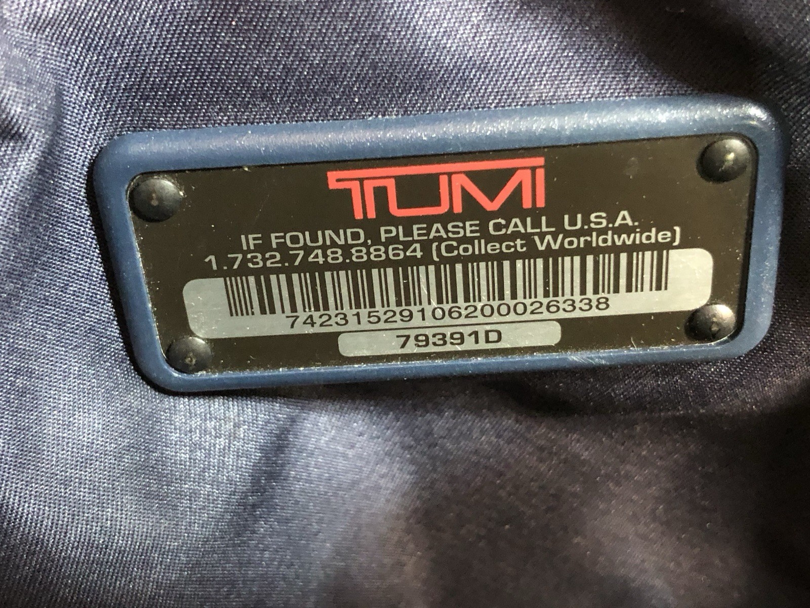 TUMI 79391D Sinclair “Nina” Saffiano Commuter Briefcase Business Black Leather