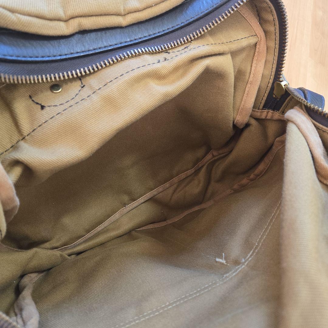 Filson Rucksack Backpack Tan Cotton Twill Leather 38cm 43cm 13cm From Japan