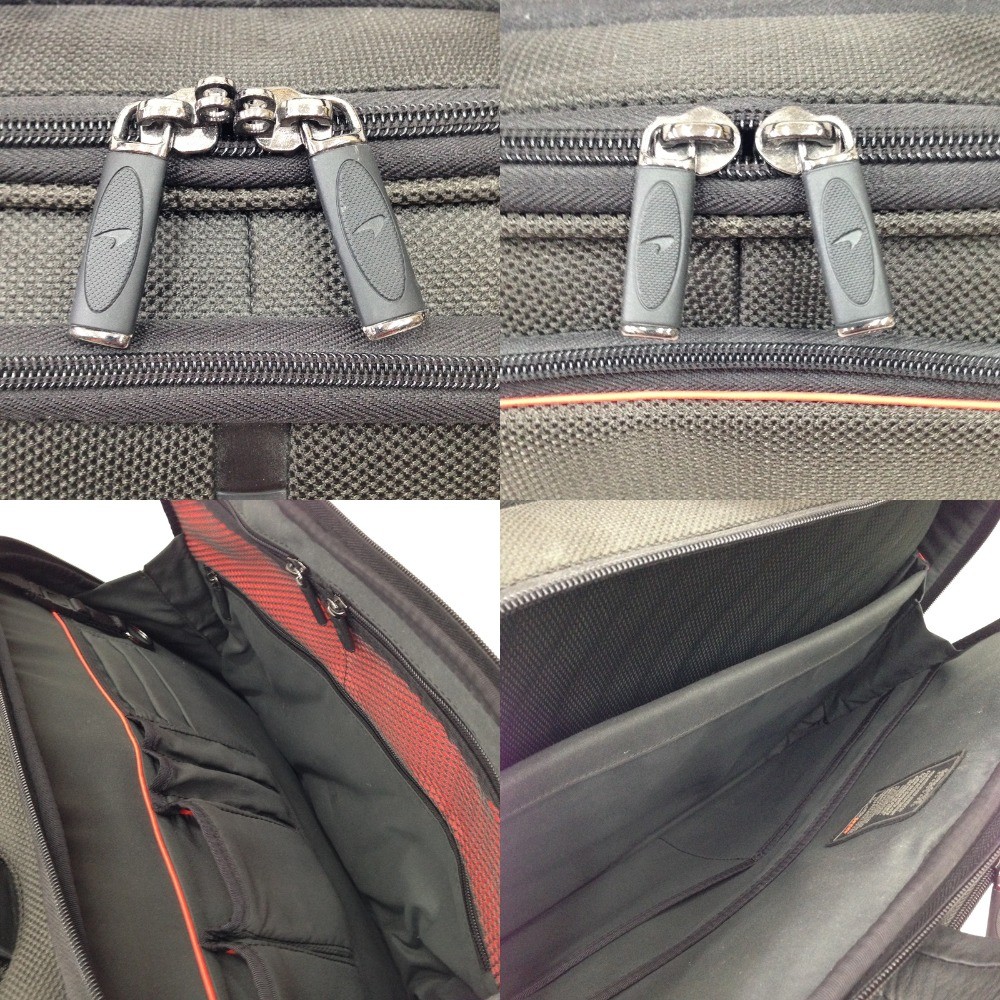 McLaren x Samsonite Black Label Briefcase Black x red