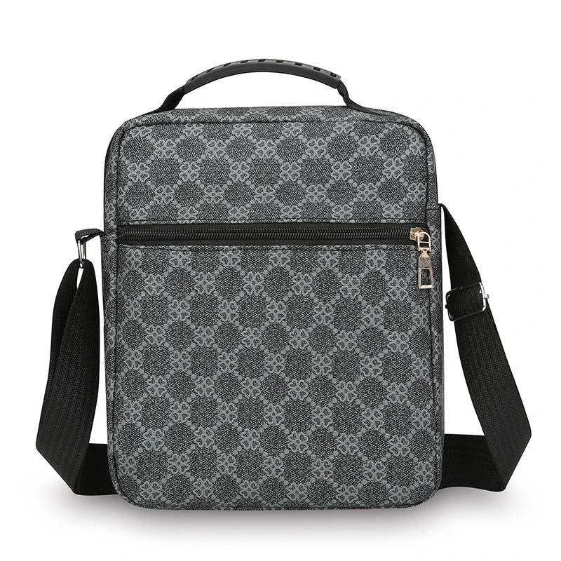 Men’s Crossbody Bag Multi-Layer Large Capacity Waterproof Oxford Casual Business