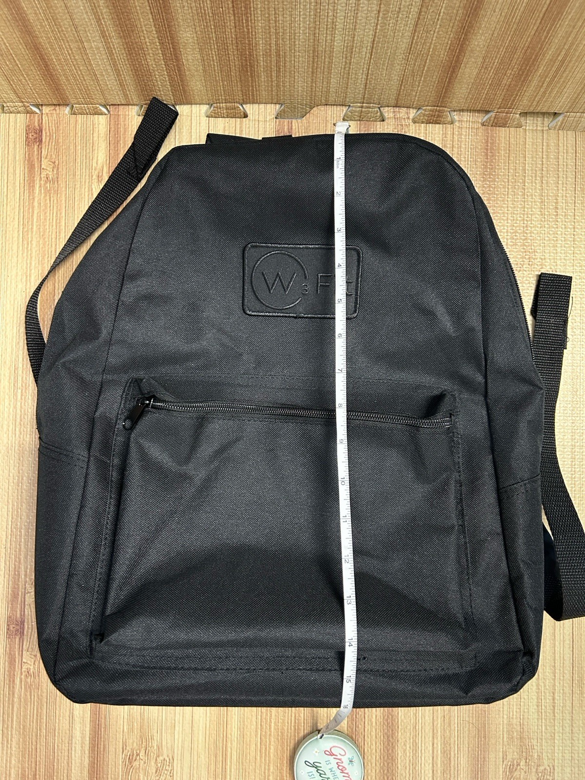 Port Authority BG203 Value Backpack Black W3 Fit Embroidered Laptop Bag 16.5″