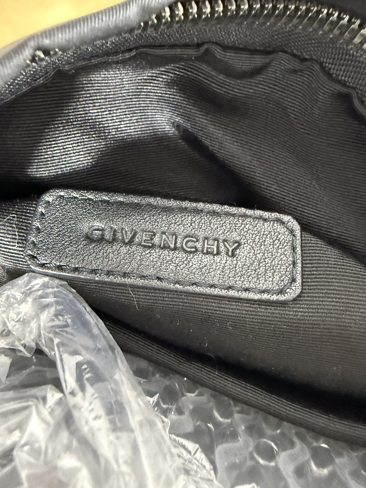 Givenchy Star Studded Nylon Backpack Black Leather Trim Japan Archive Rare