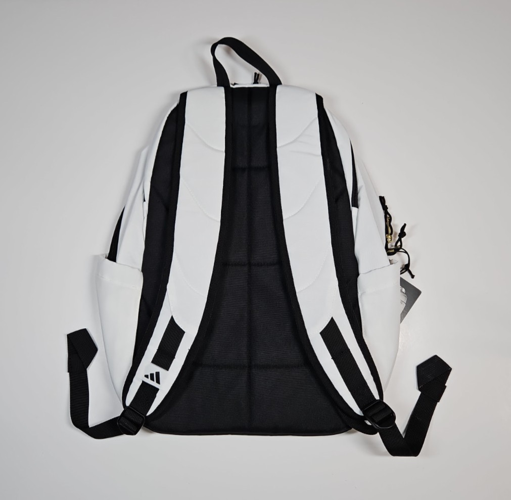 Adidas White Defender 5 Backpack Laptop Gym School Bag New
