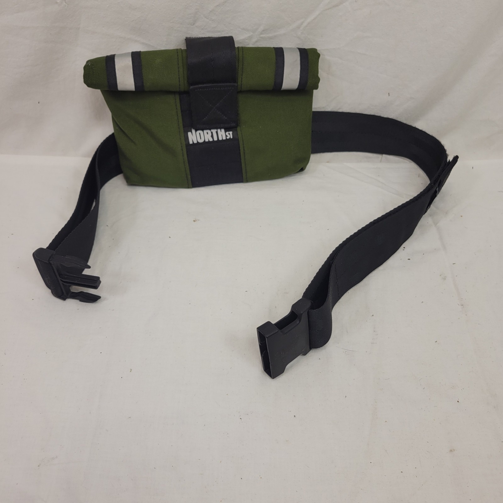 North Street Bag – Roll Top Hip Pack – Green Hiking Pouch – Made in USA