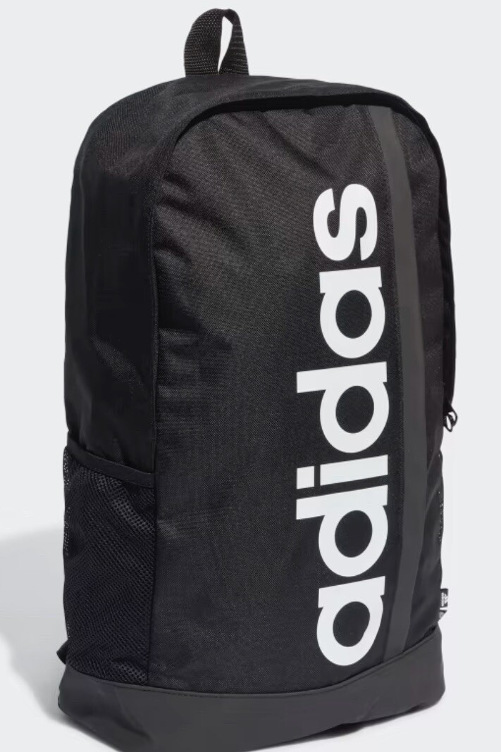 Adidas Essentials Linear 22.5L Backpack School/Work/Sport Black-White FREE SHIP