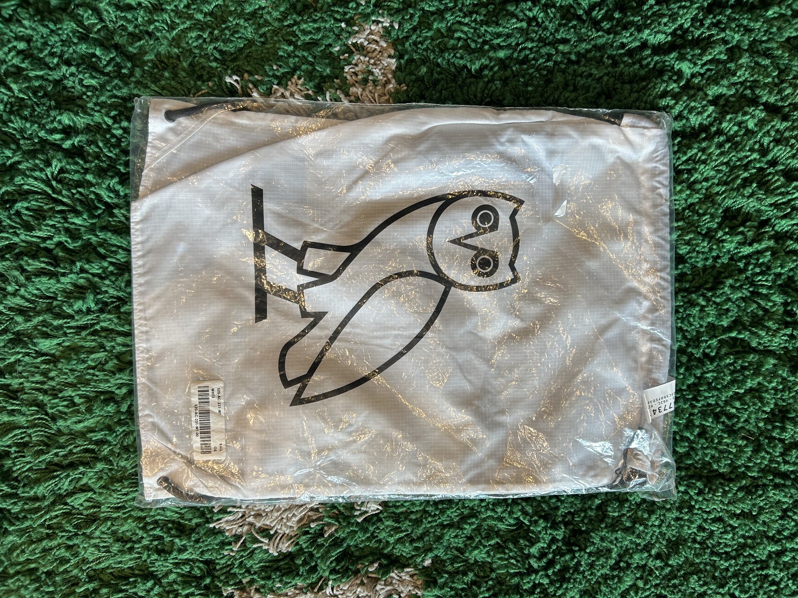 Drake OVO Drawstring Bag (White)