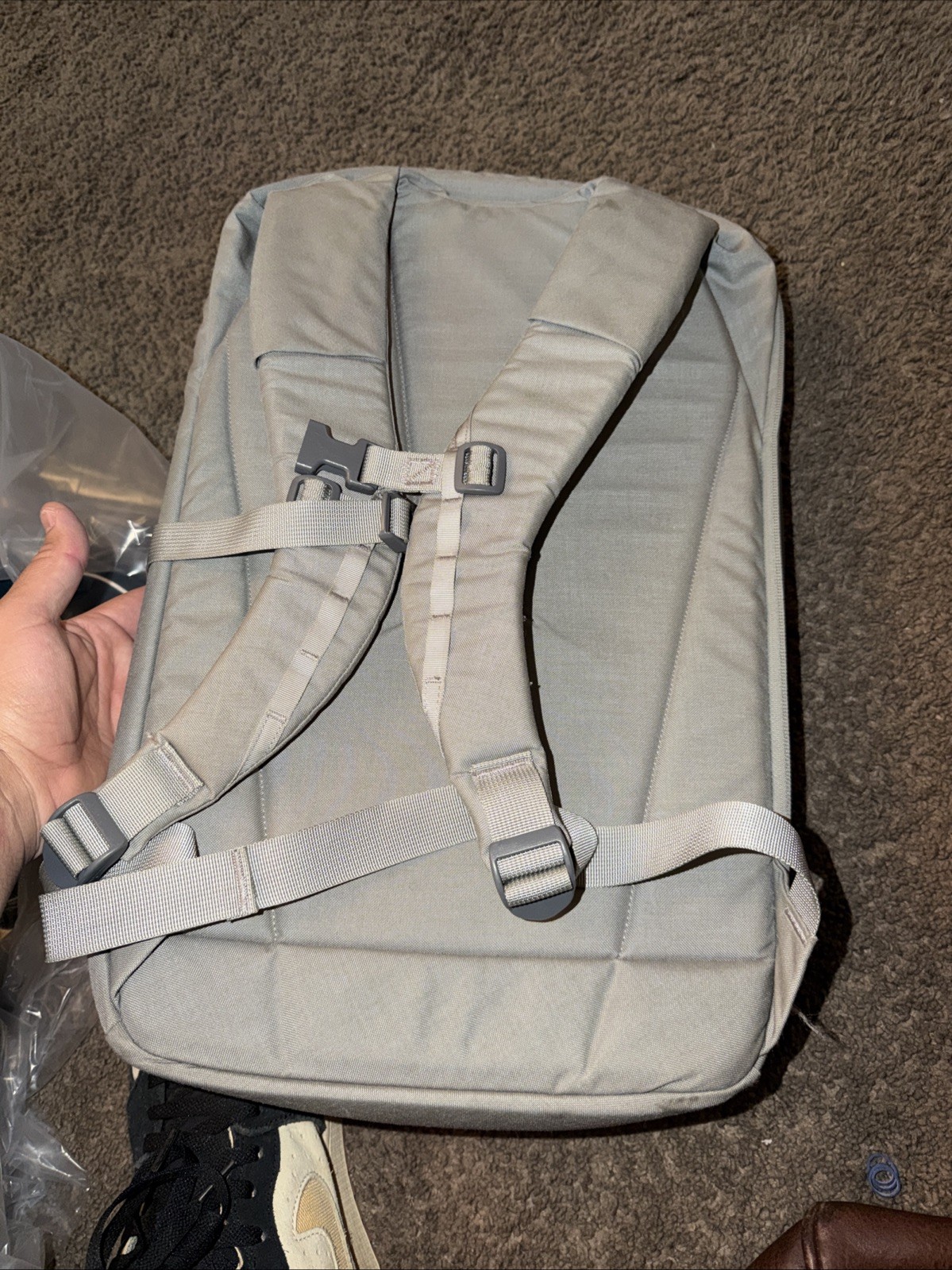 EVERGOODS CPL24 Civic Panel Loader 24L Backpack Standard Grey Used See Photos
