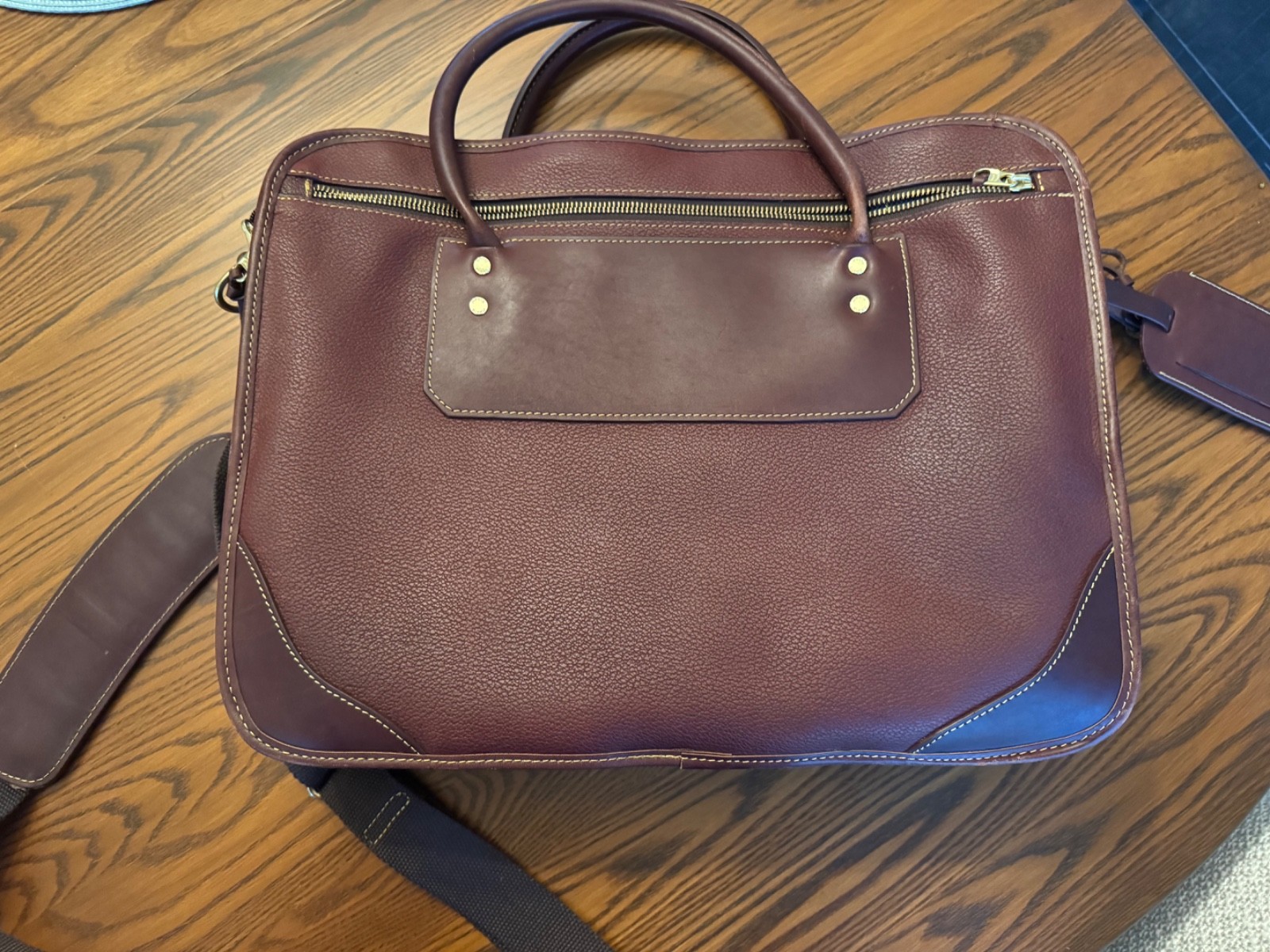 Orvis Bullhide Briefcase Messenger Bag 17RX-4600 SEP 2007 17″X12″X5″ with TAG