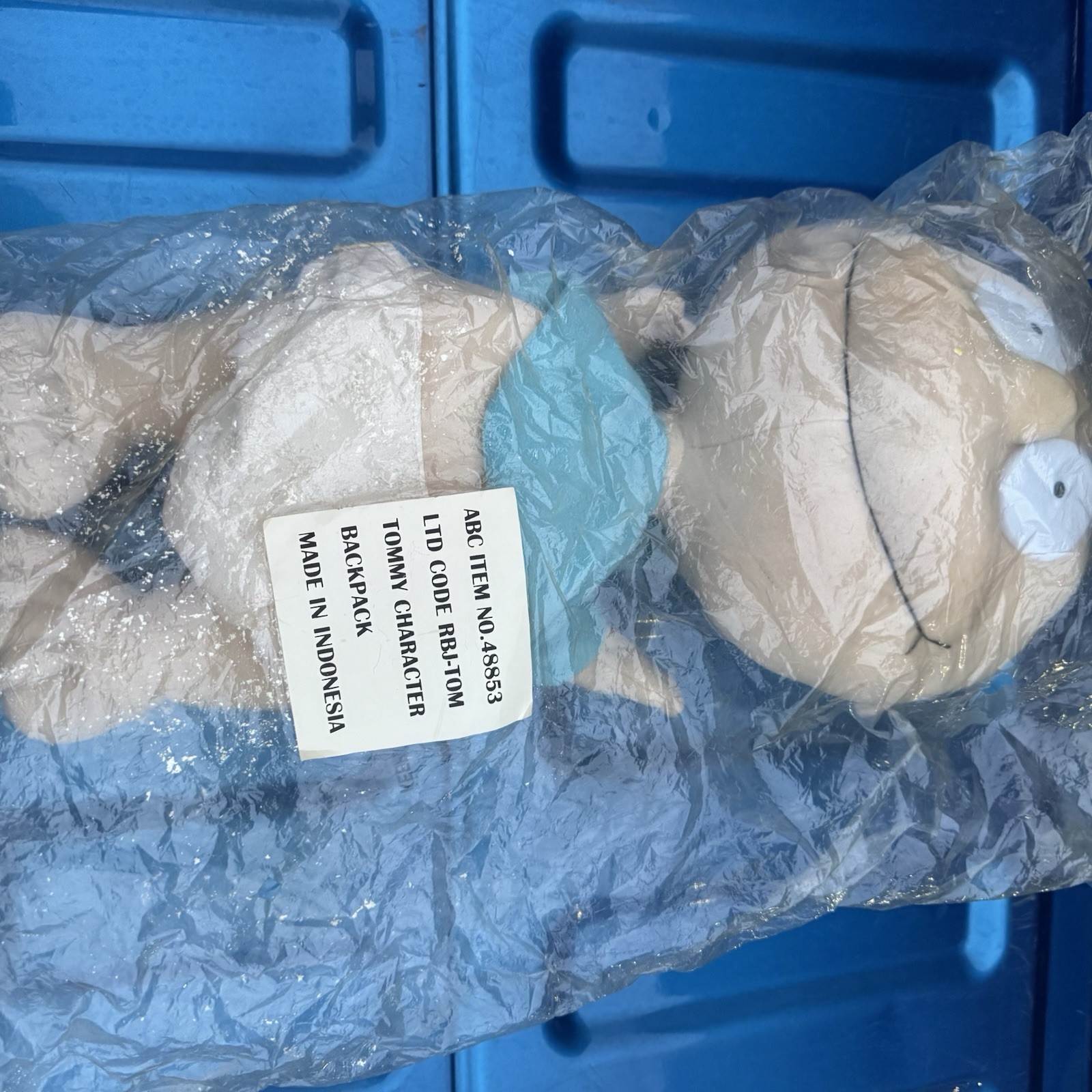 Vintage Rugrats Plush Tommy Backpack Bag 1998 New Sealed Nickelodeon