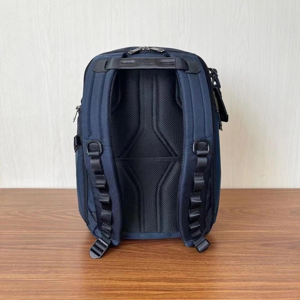 🎒 NEW TUMI Alpha Bravo Search Backpack Navy 232789 Ballistic Nylon Laptop