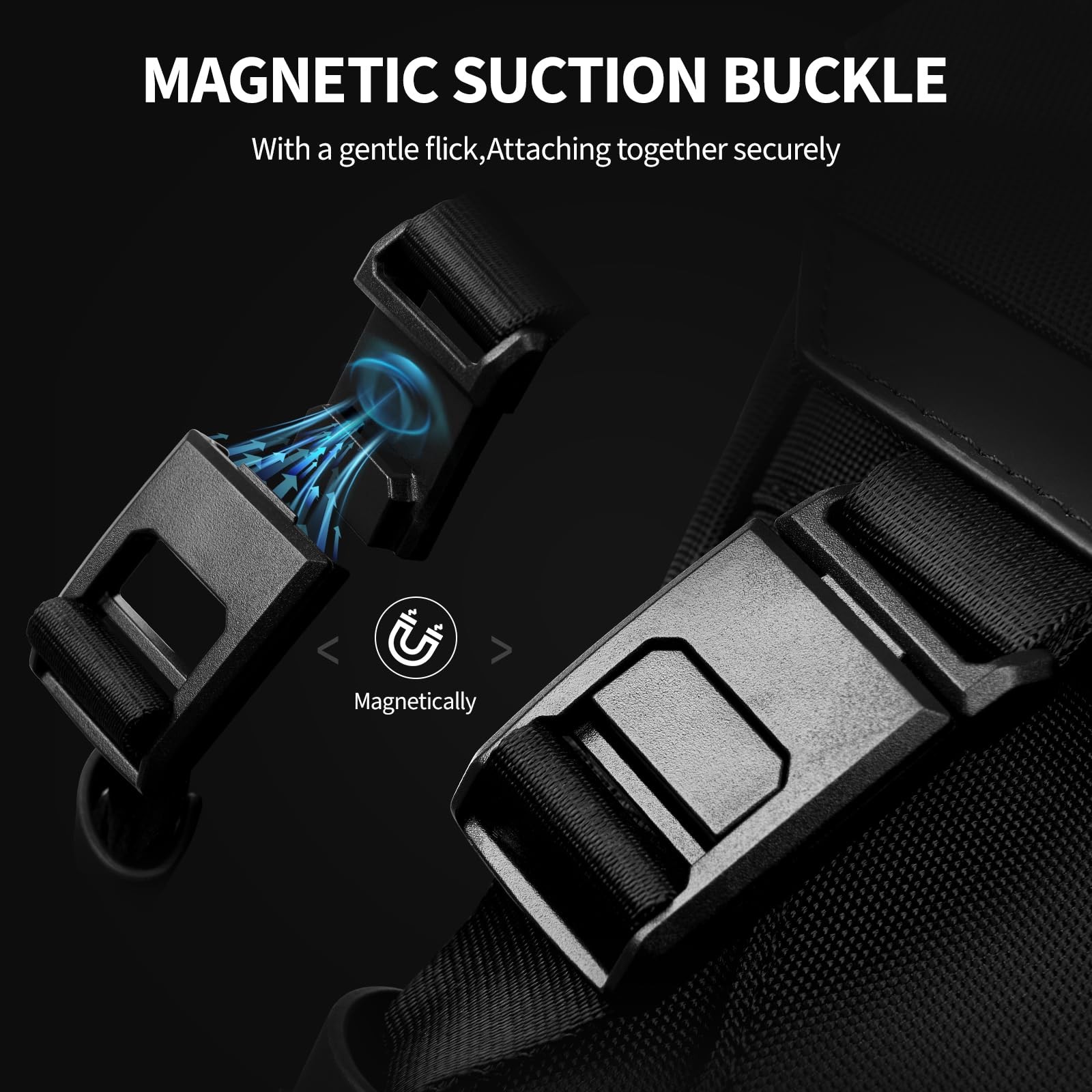 Backpack for Men, 16 Inch Laptop Backpack for Men with Magnetic Buckle, Water…