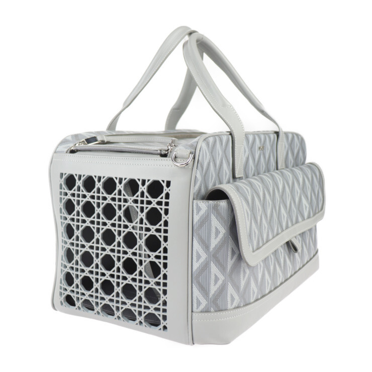 Dior Boston bag 1ESDU035CDP_H42E Hit The Road Pet Carrier Bag CD Diamond Do…