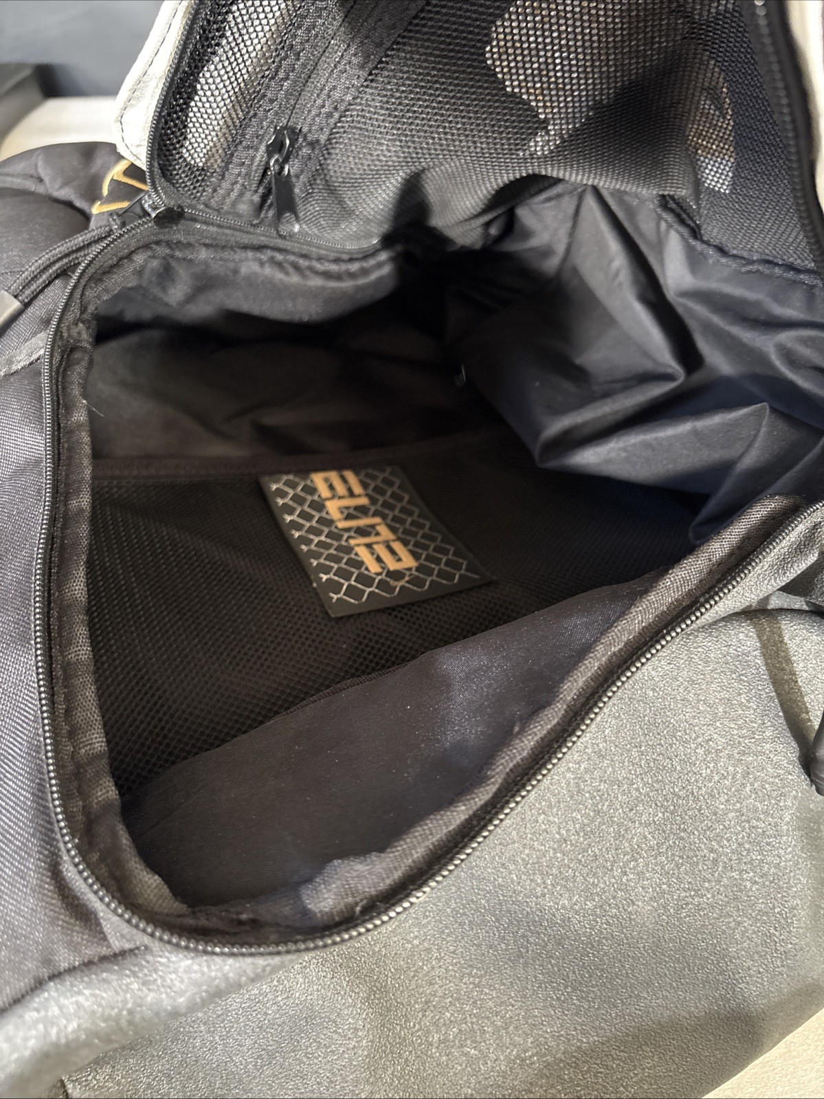Nike Elite Pro Basketball Backpack BA6164-013 Black Gold