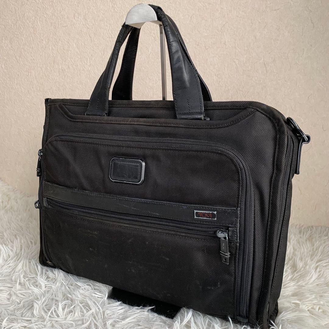 TUMI Business Bag Black Ballistic Nylon