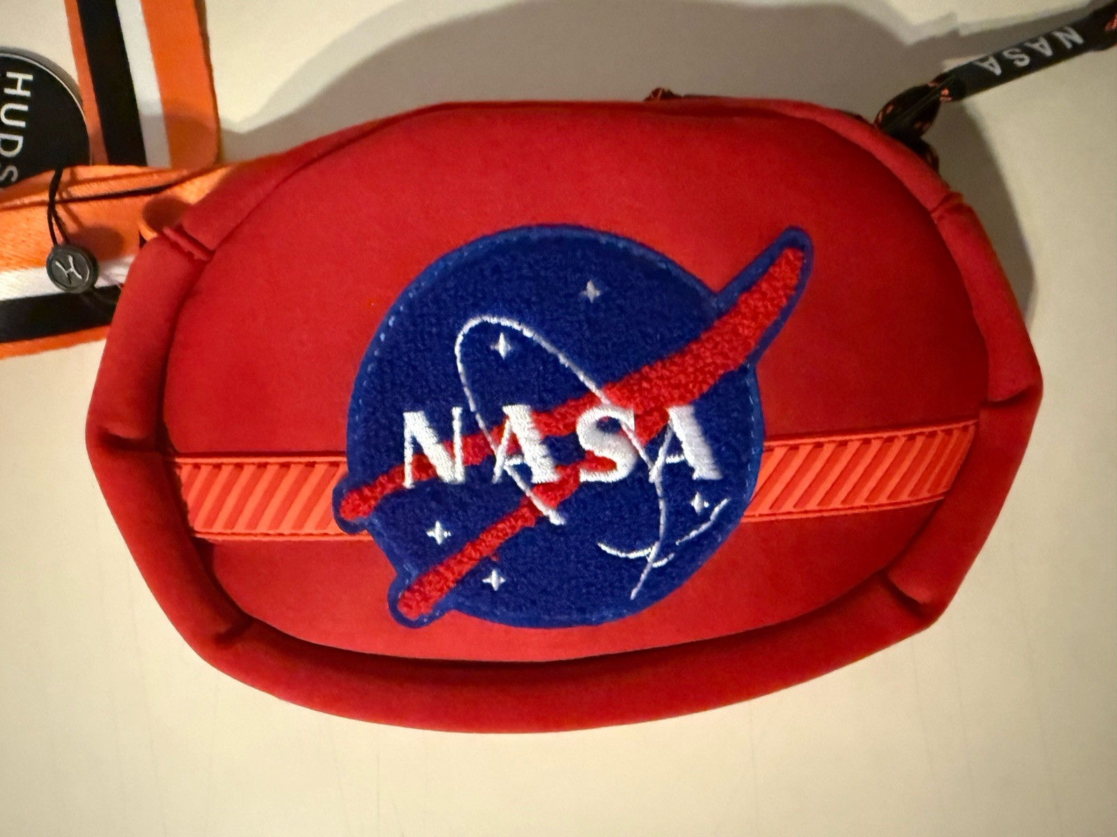 NWT DISCONTINUED Hudson NASA Waist Pouch Crossbody Bag Fanny Pack red A13