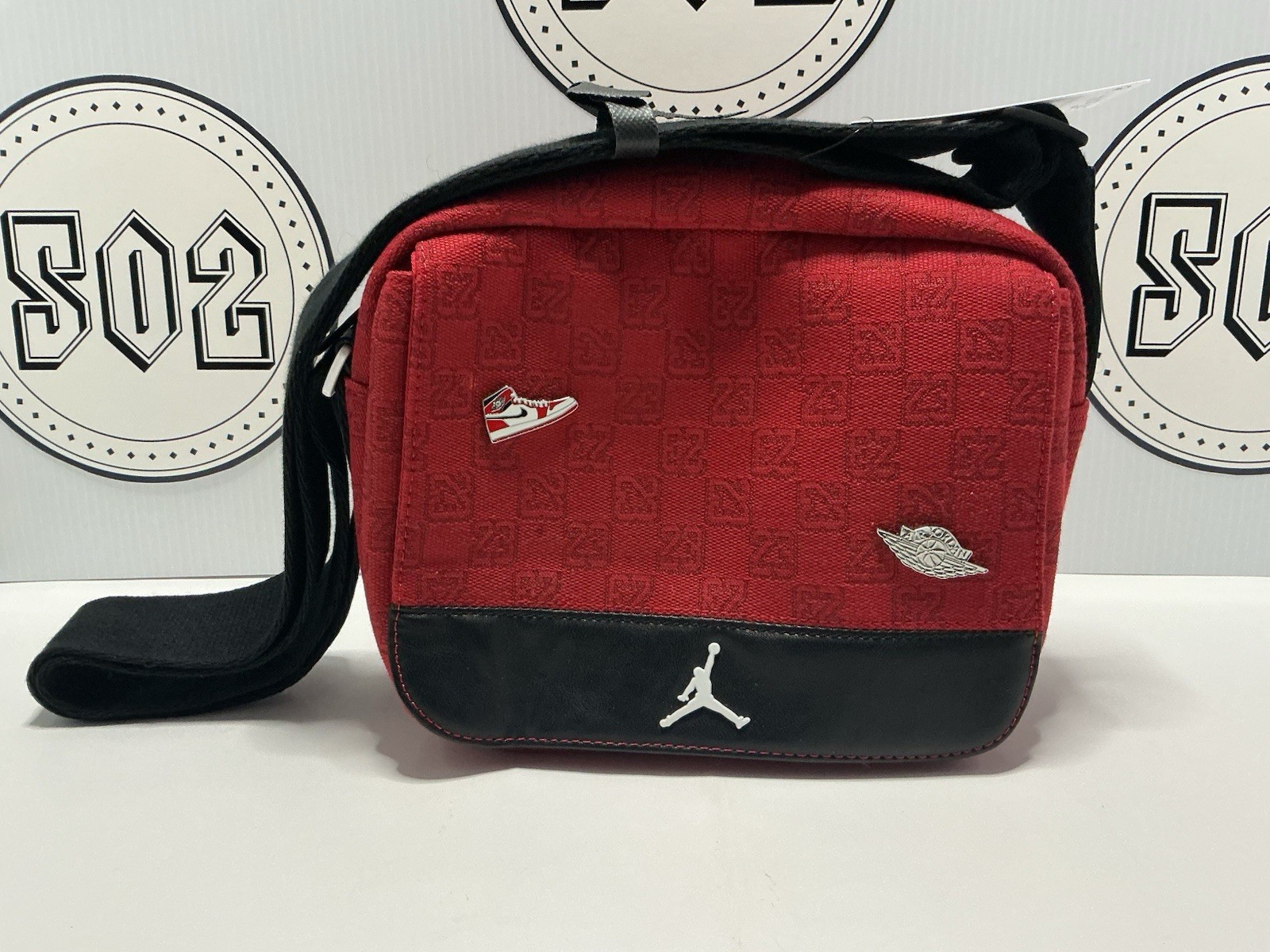 $55 Nike Air Jordan Monogram Logo Sling Mini Messenger 3.6L Luxury Travel Bag