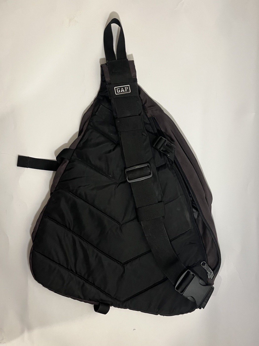 Vintage GAP Sling Bag Brown Single Strap Shoulder Backpack Y2K Rare Color