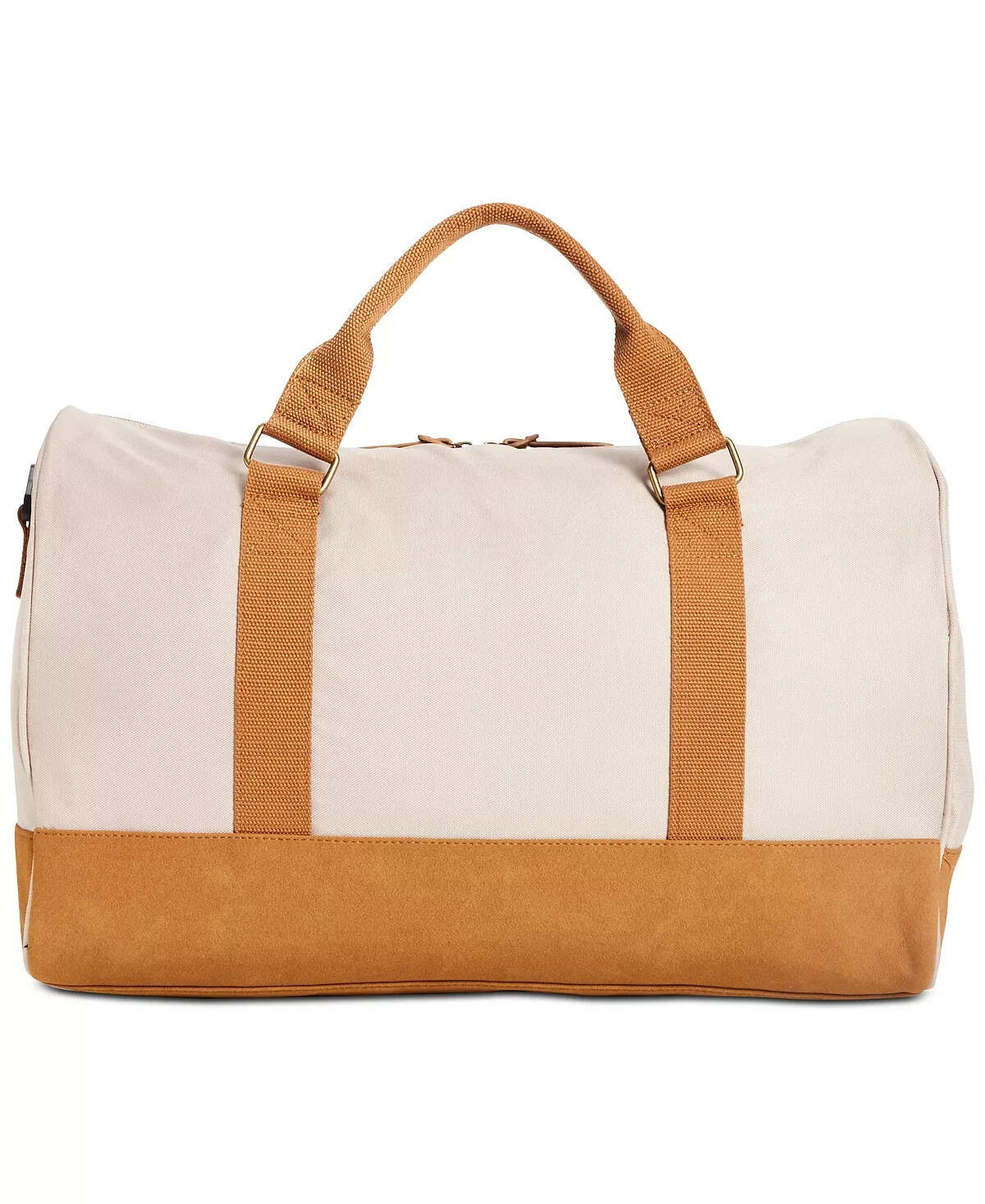 Sun + Stone Reed Colorblocked Duffel Bag, Beige