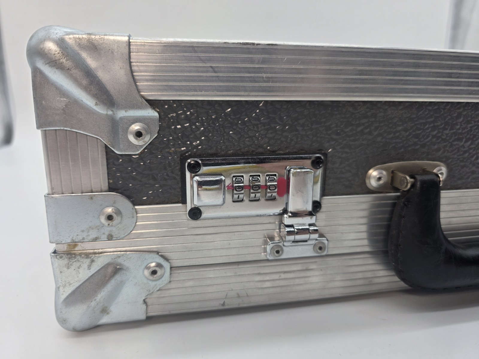 Star Case Briefcase Aluminum New/Light Wear From Storage, With File Pocket