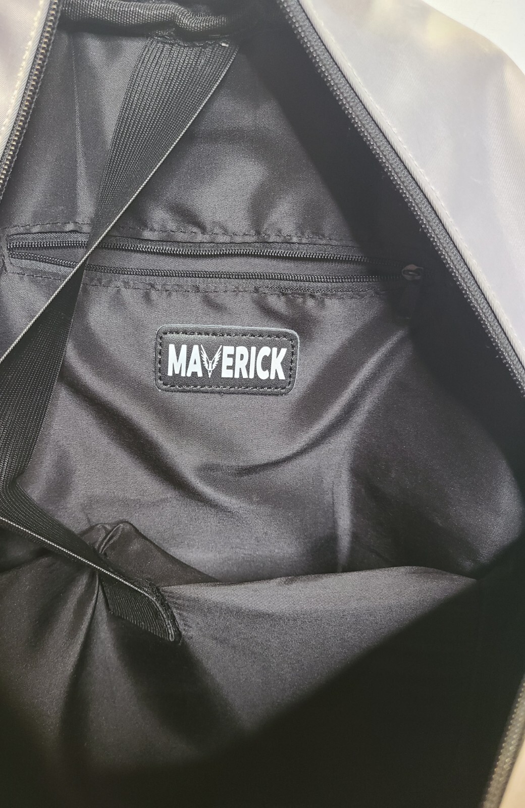 Maverick by Logan Paul Backpack Gray Silver Read Description