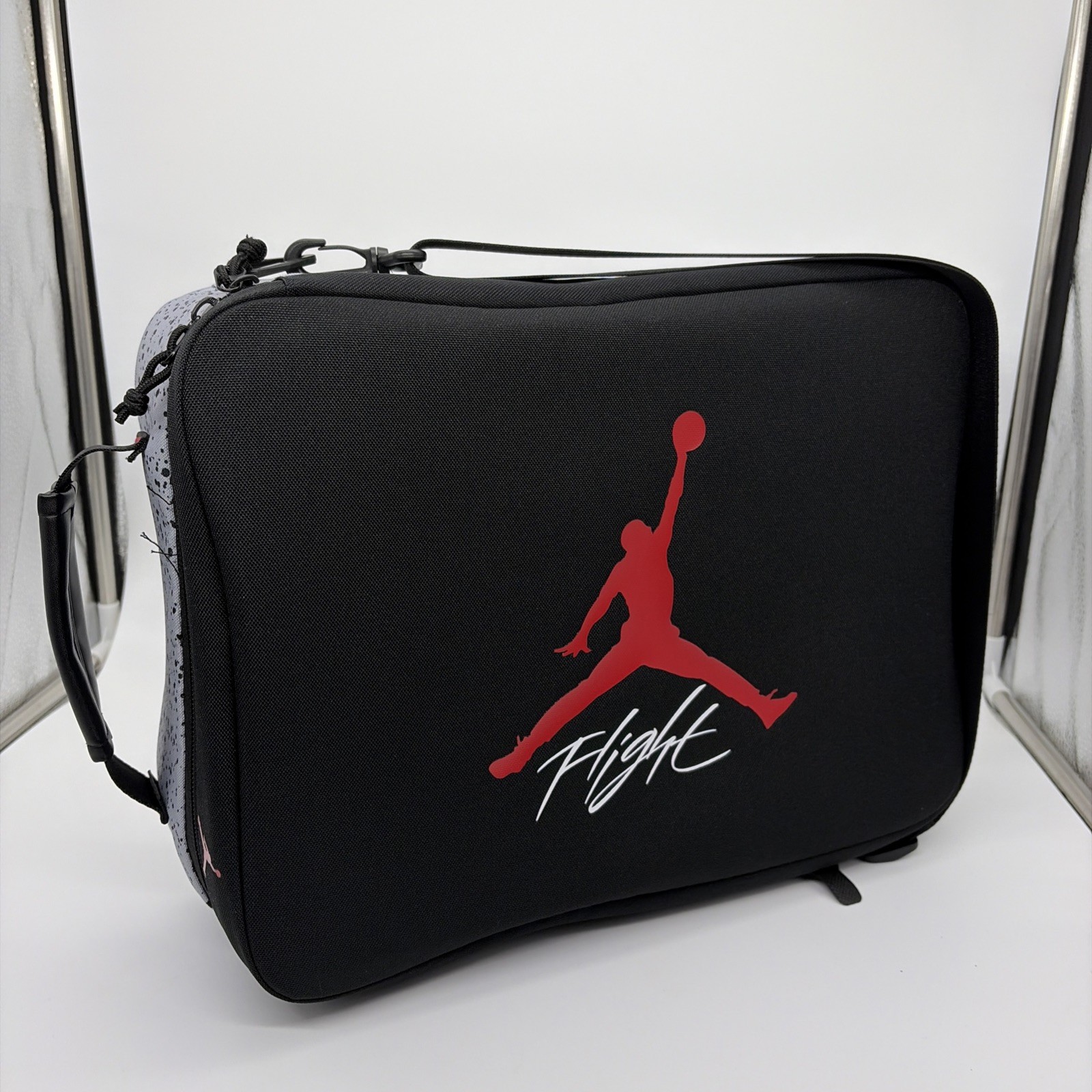Air Jordan Shoe Box Bag Black Cement Gray Retro Ventilated Travel 14x11x5” NEW