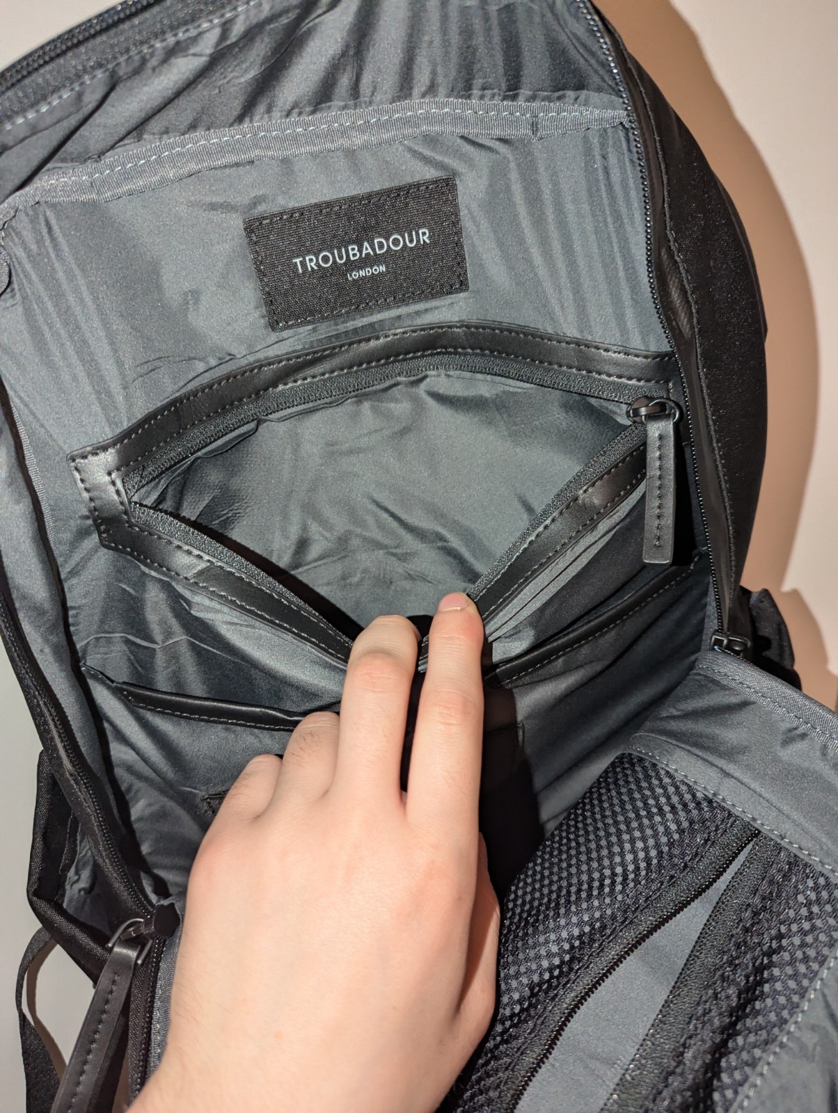 Troubadour Apex 2.0 Laptop Backpack Nylon Water Resistant Compact 16L