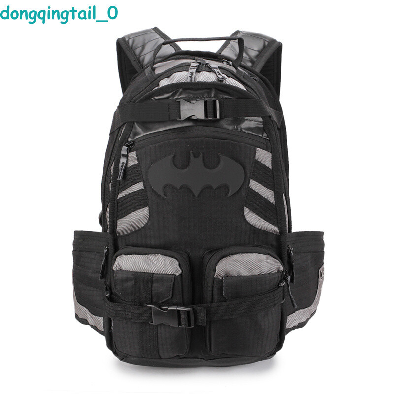 Cartoon Batman Backpack Casual Shoulder Bags Schoolbags Zipper Knapsack Gifts