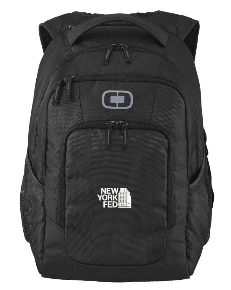 RARE NWT 100% Authentic NY Federal Reserve Central Banker Backpack Gift Black