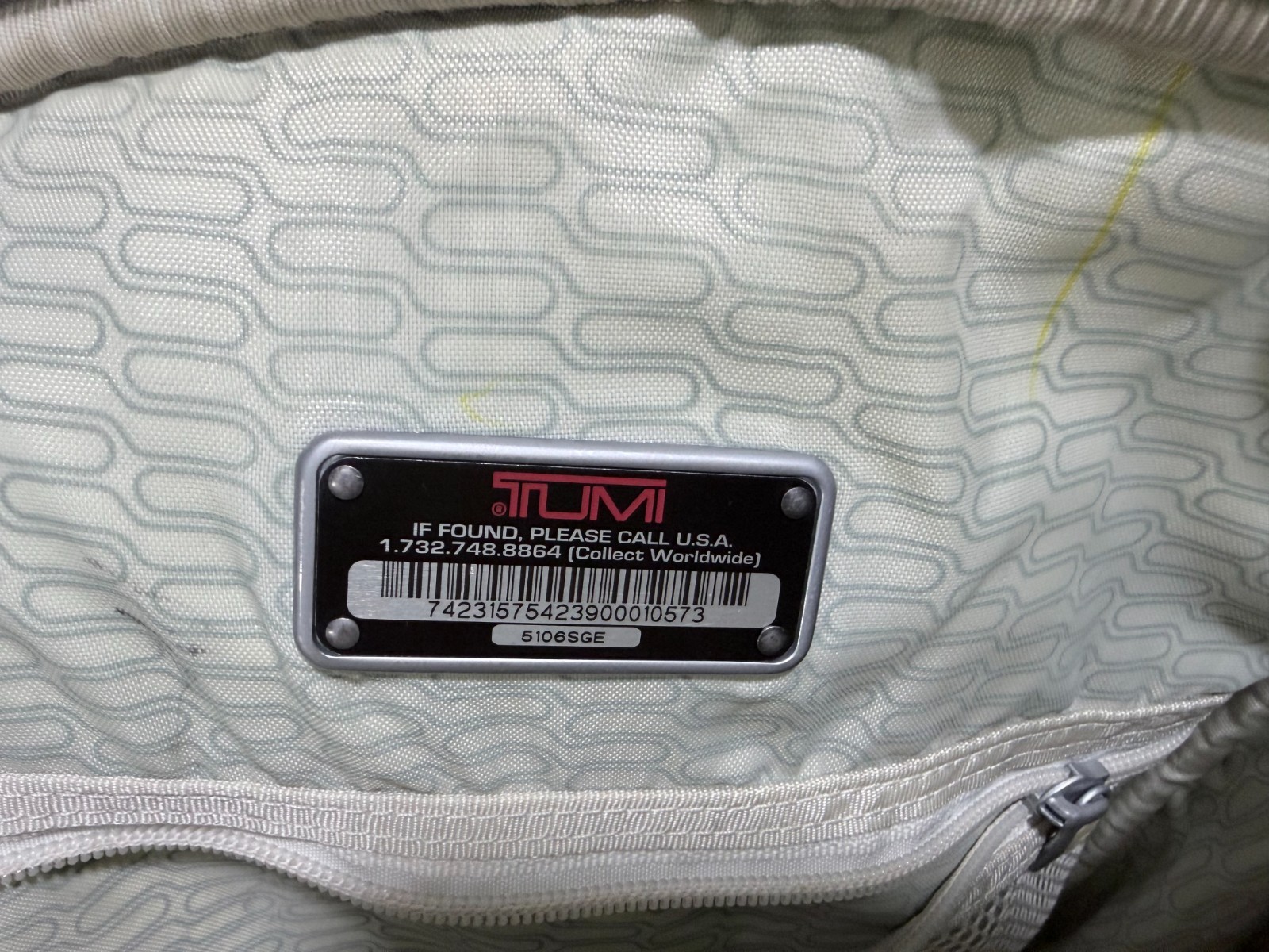 Tumi T-Tech Convertible Bag Olive Green 13.25″x12″ Rare