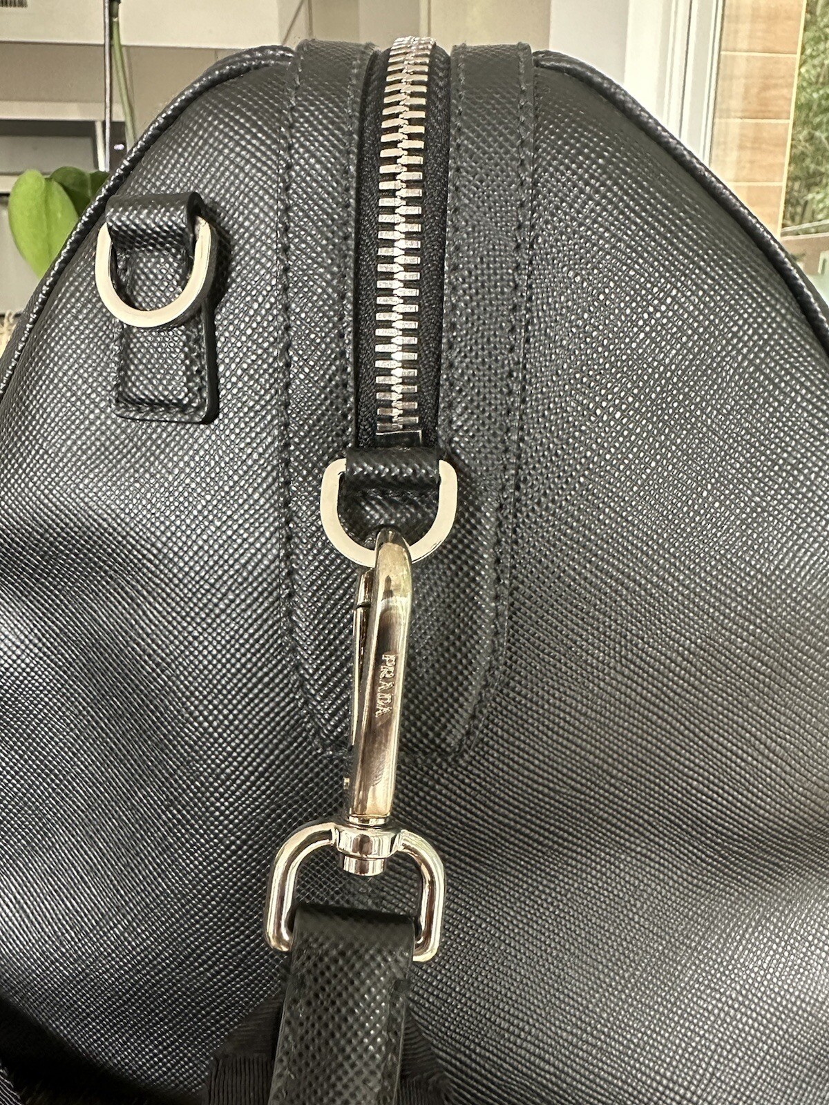Prada Saffiano Leather Duffle Bag