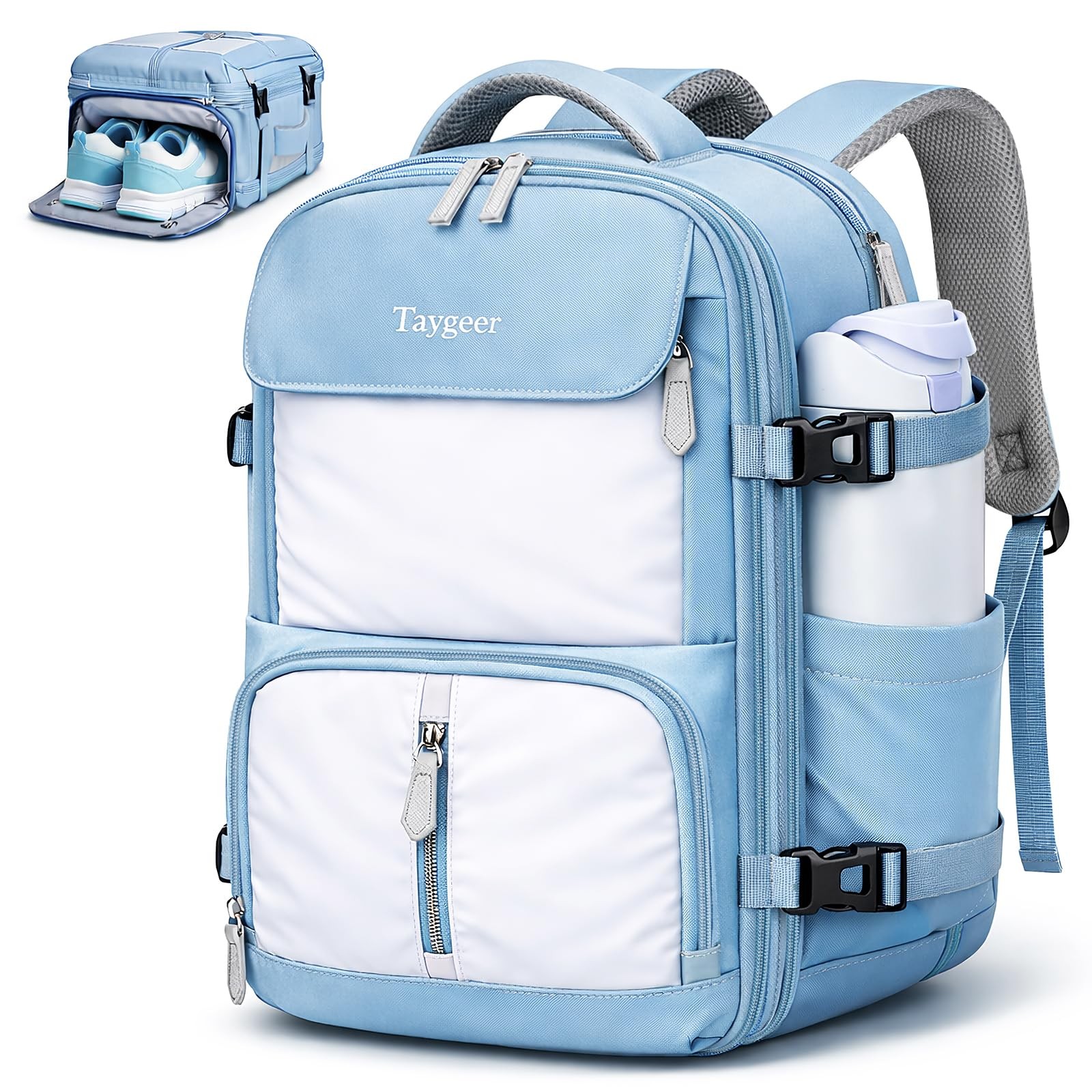 Frontier Airlines Personal Item Bag, Expandable 18x14x8 Inches Travel backpac…