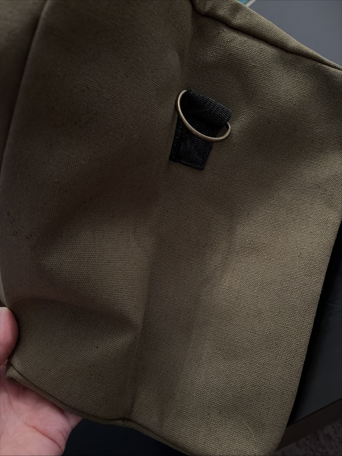 New MULANGSHI Olive Drab Canvas Tactical Tote Duffle Bag 24×10