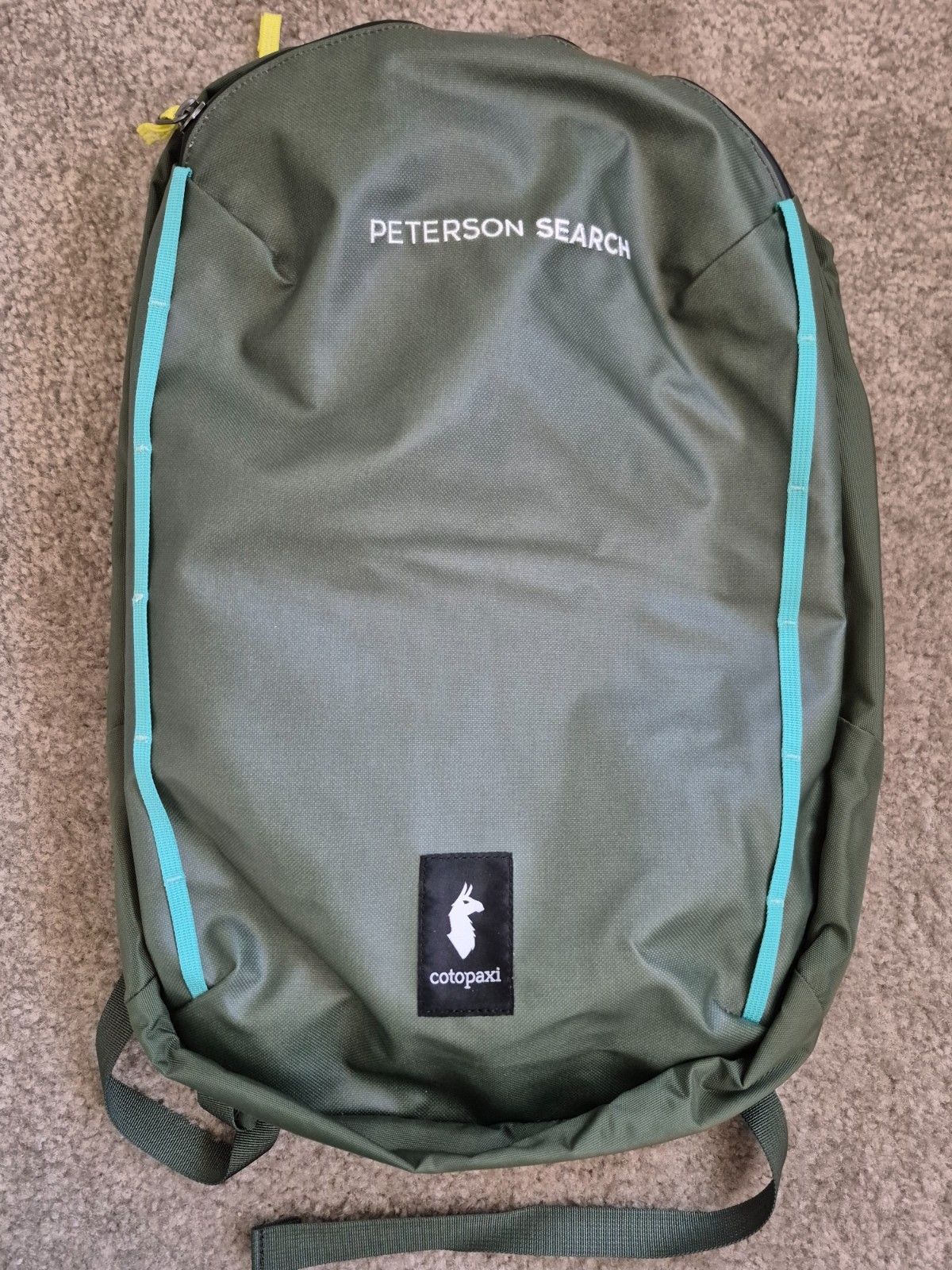 backpack Cotopaxi bag green teal nylon trekking laptop travel rain Vaya 18L