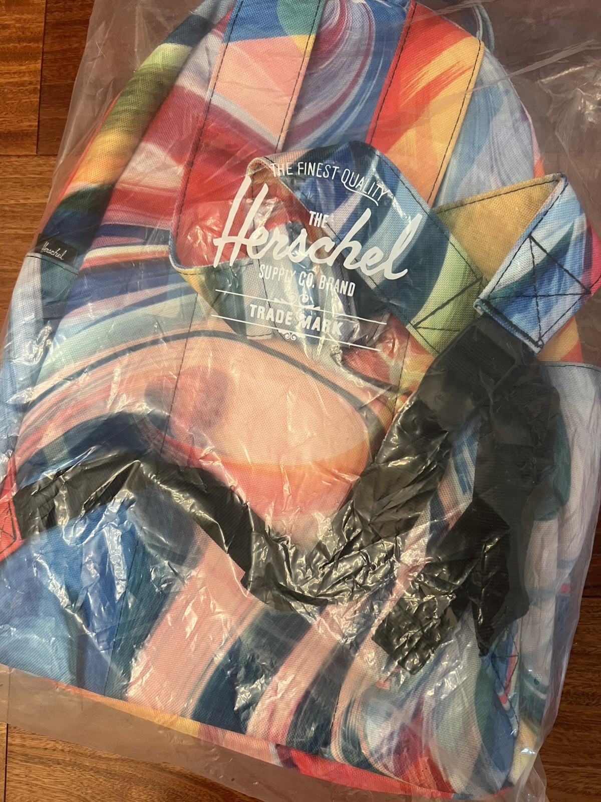 NEW Herschel Nova Small – Paint Pour Multi Backpack – RARE Retired Color