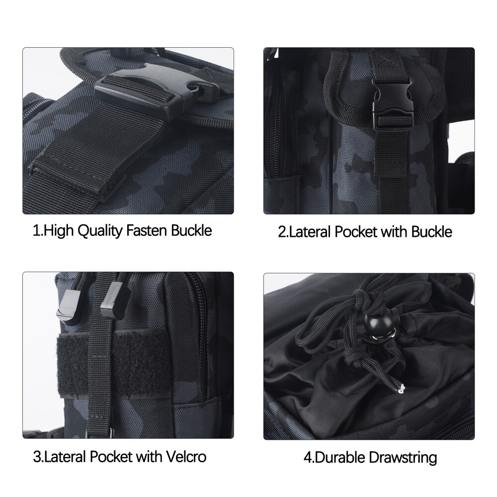 Waterproof Waist Belt Fanny Pack with Drop Leg Thigh Holster – Outdoor Adventure