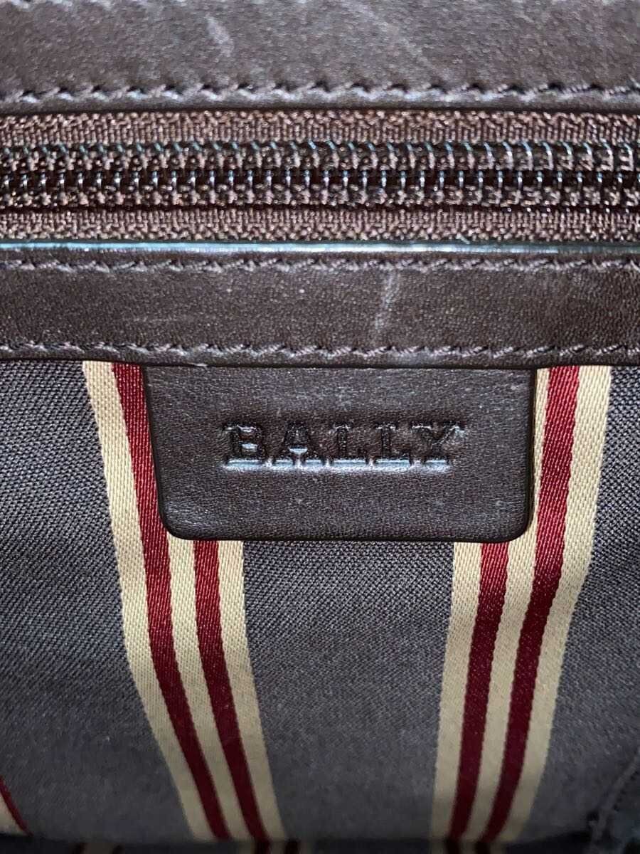 BALLY Shoulder Bag Leather BRW Plain