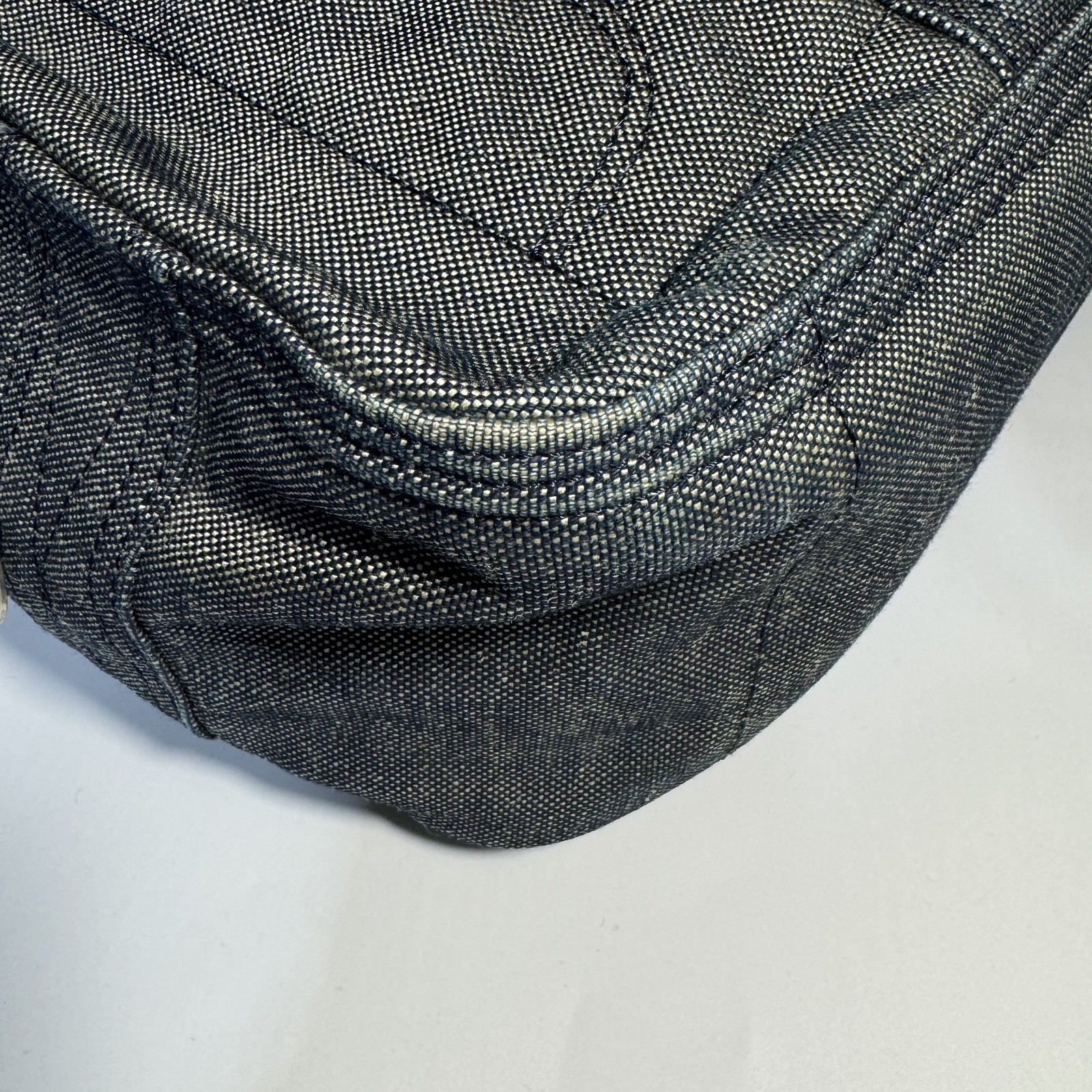 PORTER Deeper Boston Bag Gray Denim Quilted Yoshida Japan